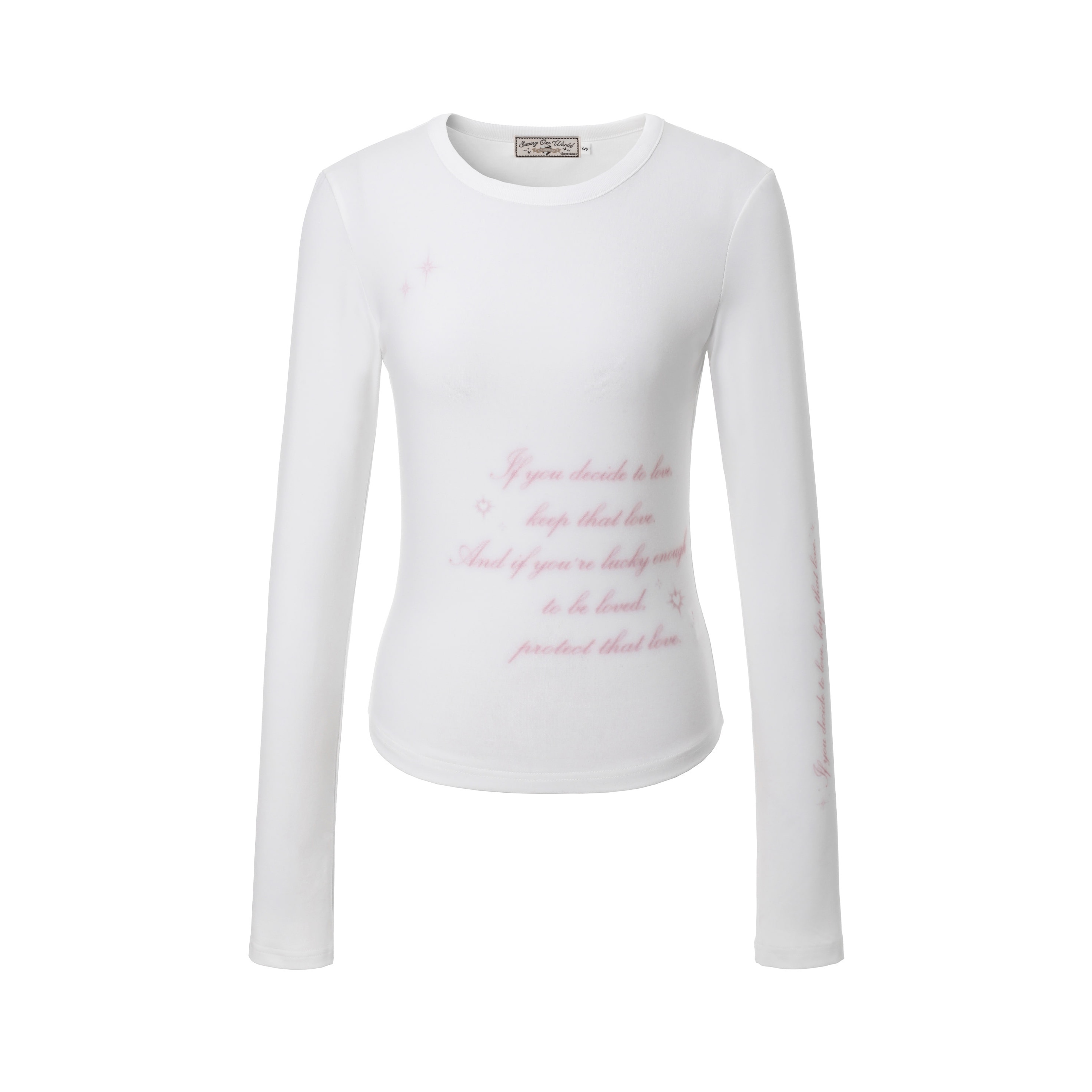 ★THREETIMES★LOVE MESSAGE TEE threetimes] LOVE MESSAGE TEE