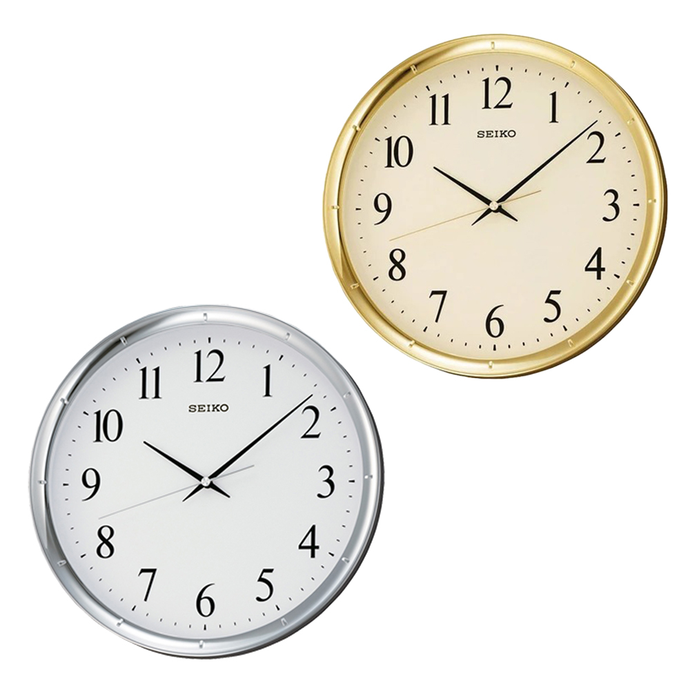 (預購)【SEIKO 精工】 QXA417G QXA417S 經典 簡約 典雅 滑動式秒針 掛鐘 時鐘