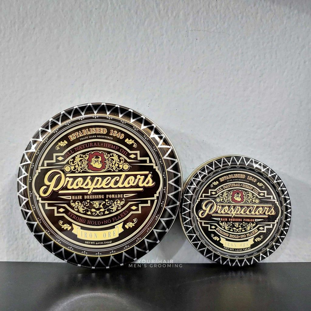 美國 Prospectors Iron Ore Pomade 淘金者 水洗性髮油 14oz