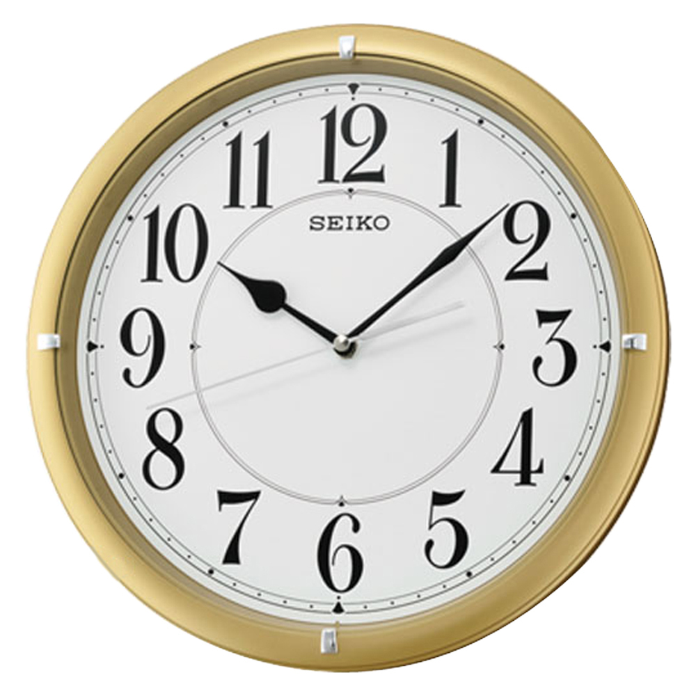 【SEIKO 日本精工】QXA637G QXA637P QXA637S 簡約 時尚 細緻 滑動式秒針 靜音 掛鐘 時鐘