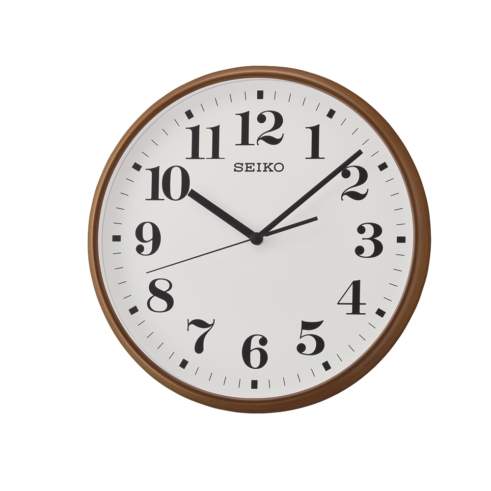 (預購)【SEIKO 日本精工】QXA697B 簡約 時尚 細緻 滑動式秒針 靜音 掛鐘 時鐘