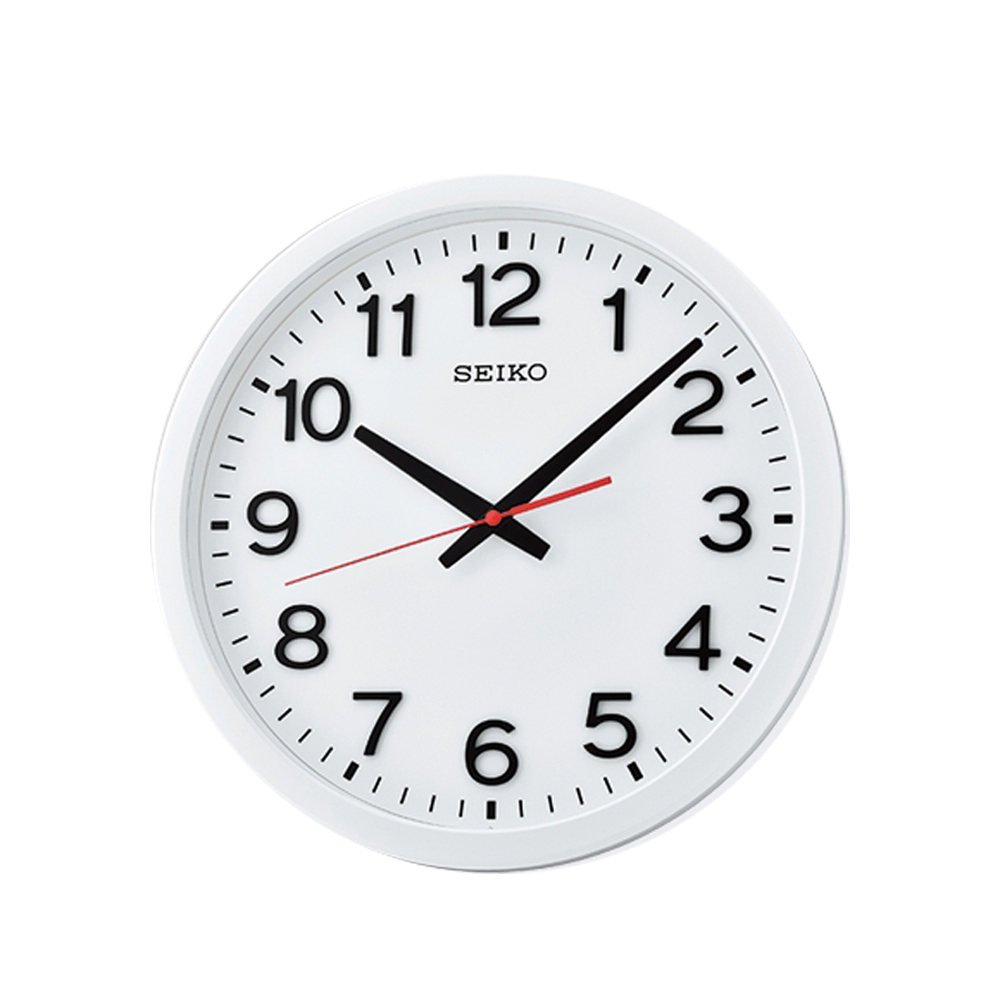 【SEIKO 日本精工】 QXA732S QXA732W 立體大數字 簡約大方 靜音指針 壁掛鐘 時鐘