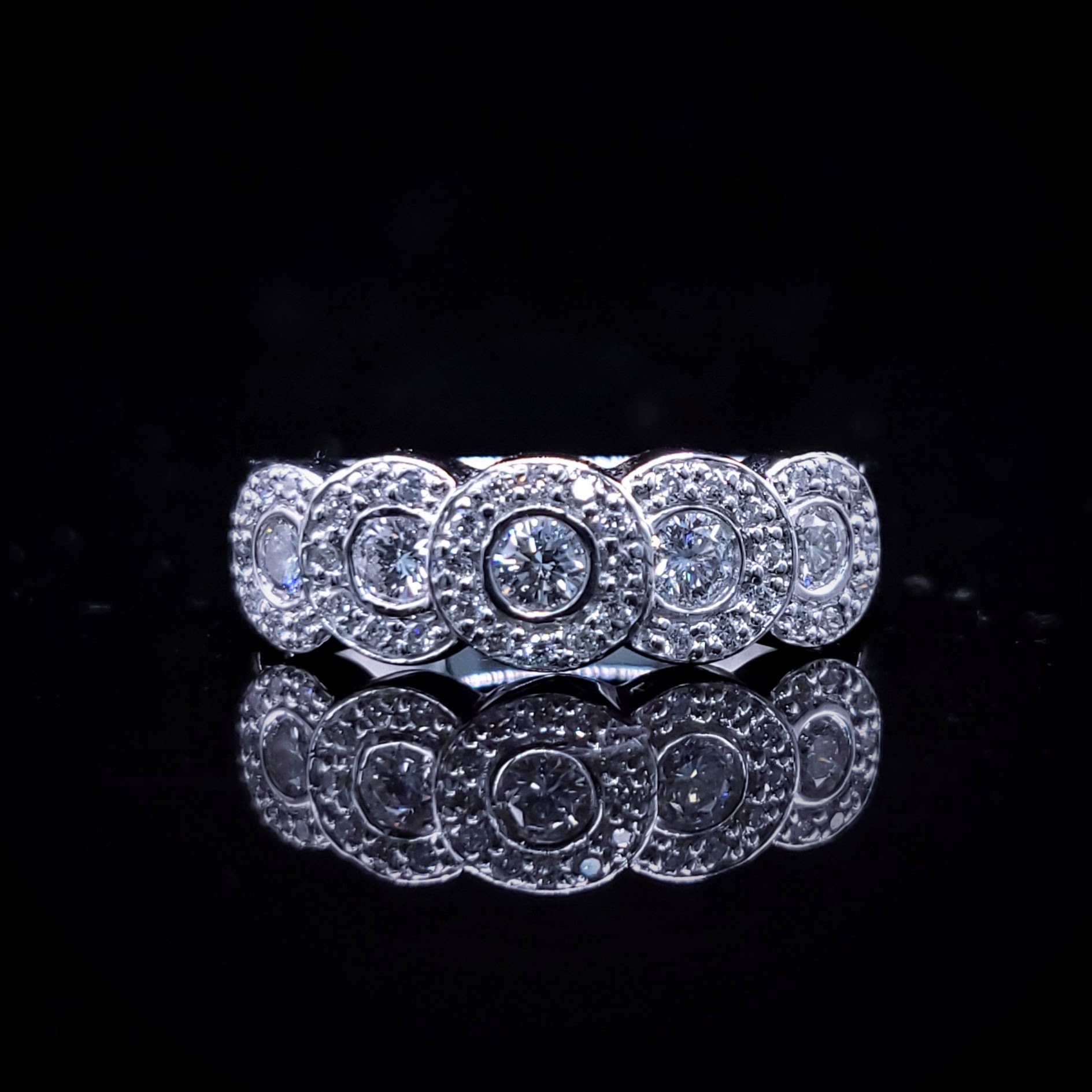 18K White Gold 0.80ct Diamond Ring