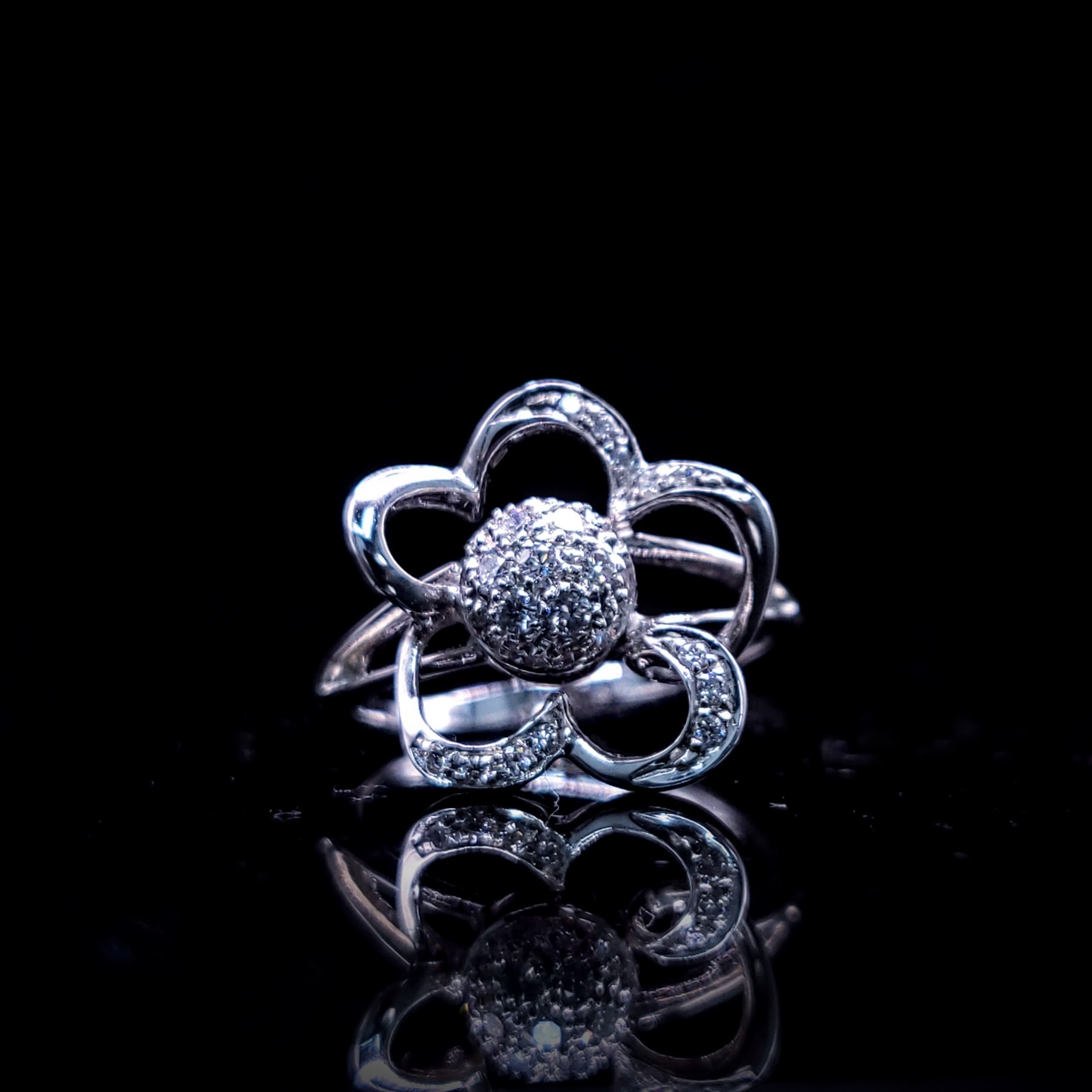 18K White Gold 0.38ct Diamond Ring