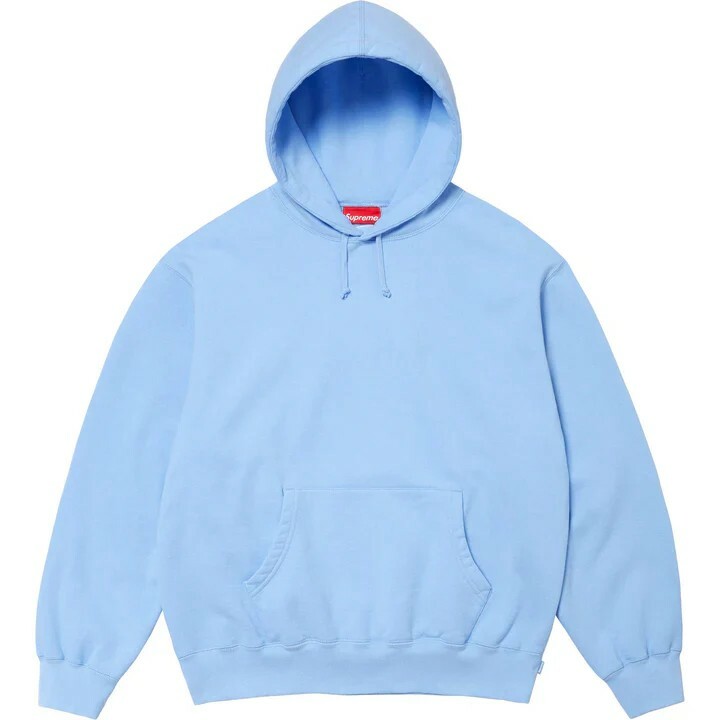 [現貨] SUPREME FW24 Satin Applique Hooded Sweatshirt  | Blue