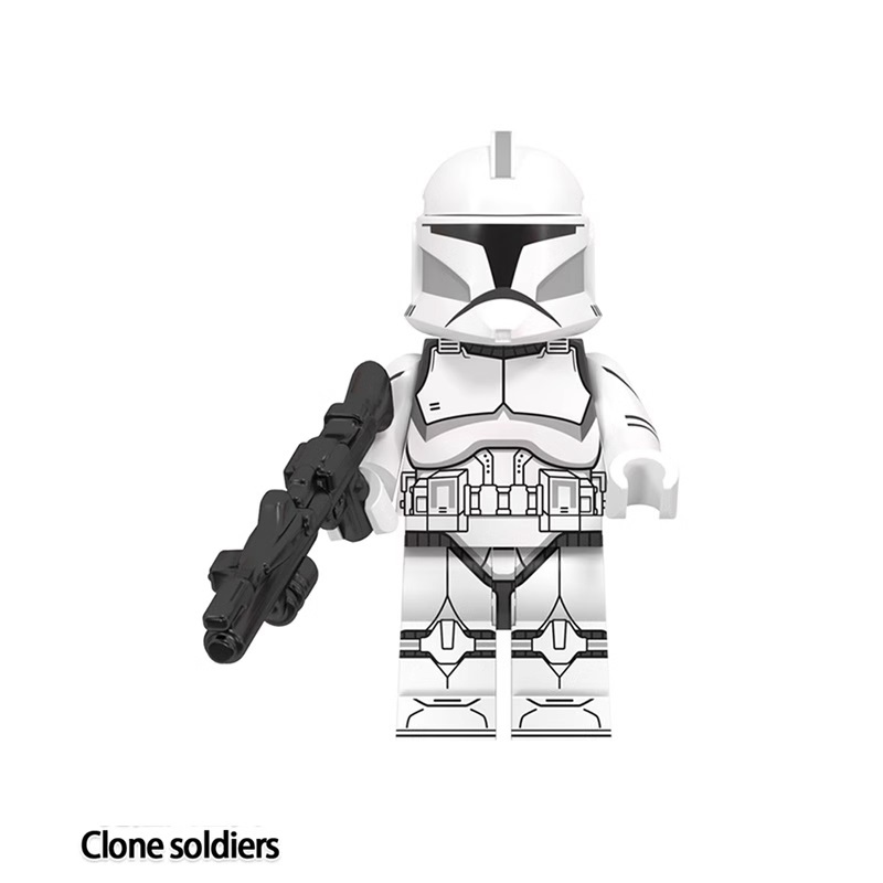 Clone Soldiers Star Wars Custom Minifigures Minifigs Fit Lego WM6130 WM2276
