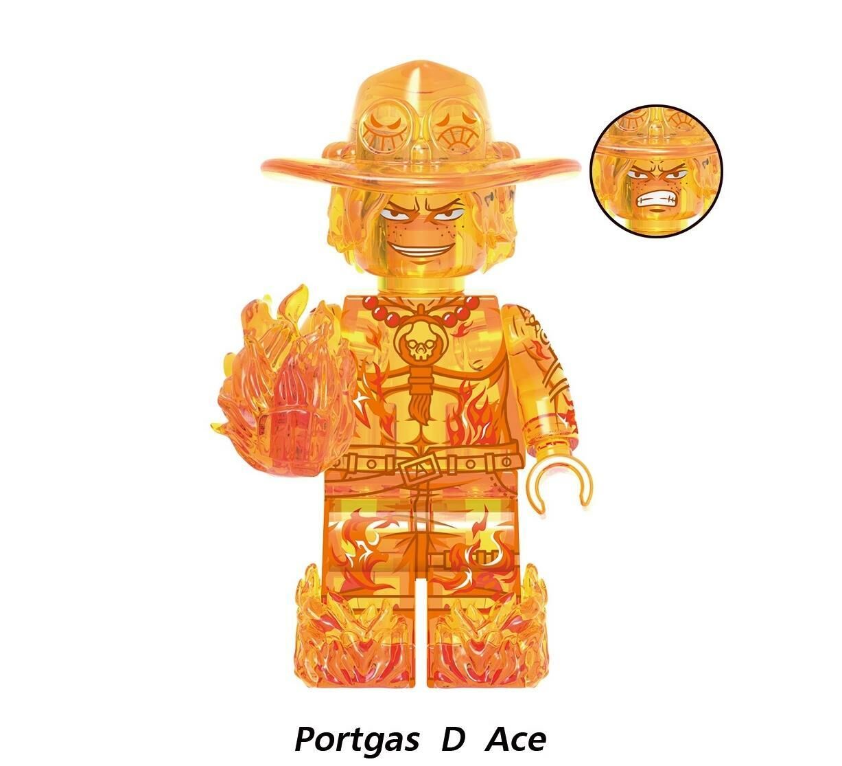 サービス・エース One Piece Portgas D Ace Minifigures fit Lego XH2056