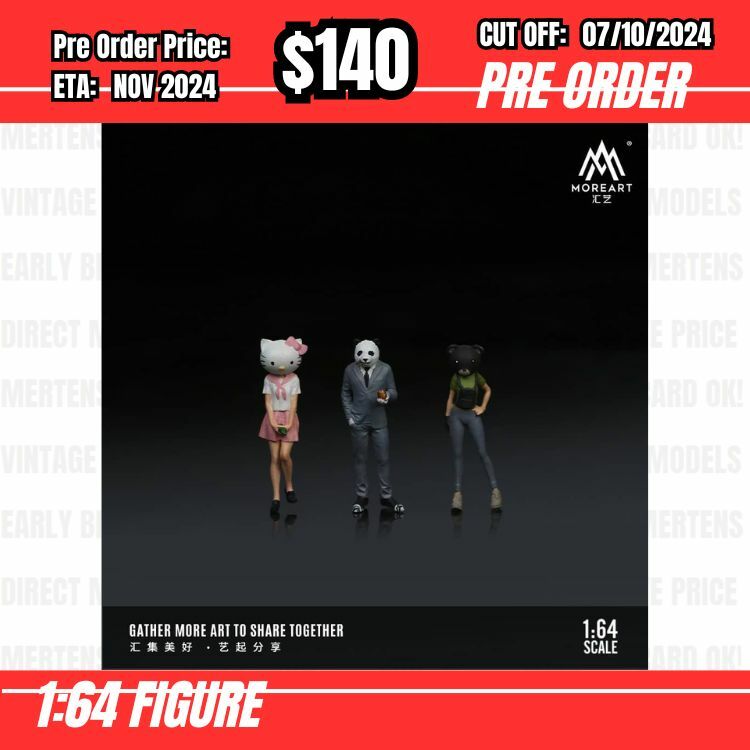 PO-$140 * Moreart * 1:64 Figure - Cartoon Avatar Doll Set [OD28/09]