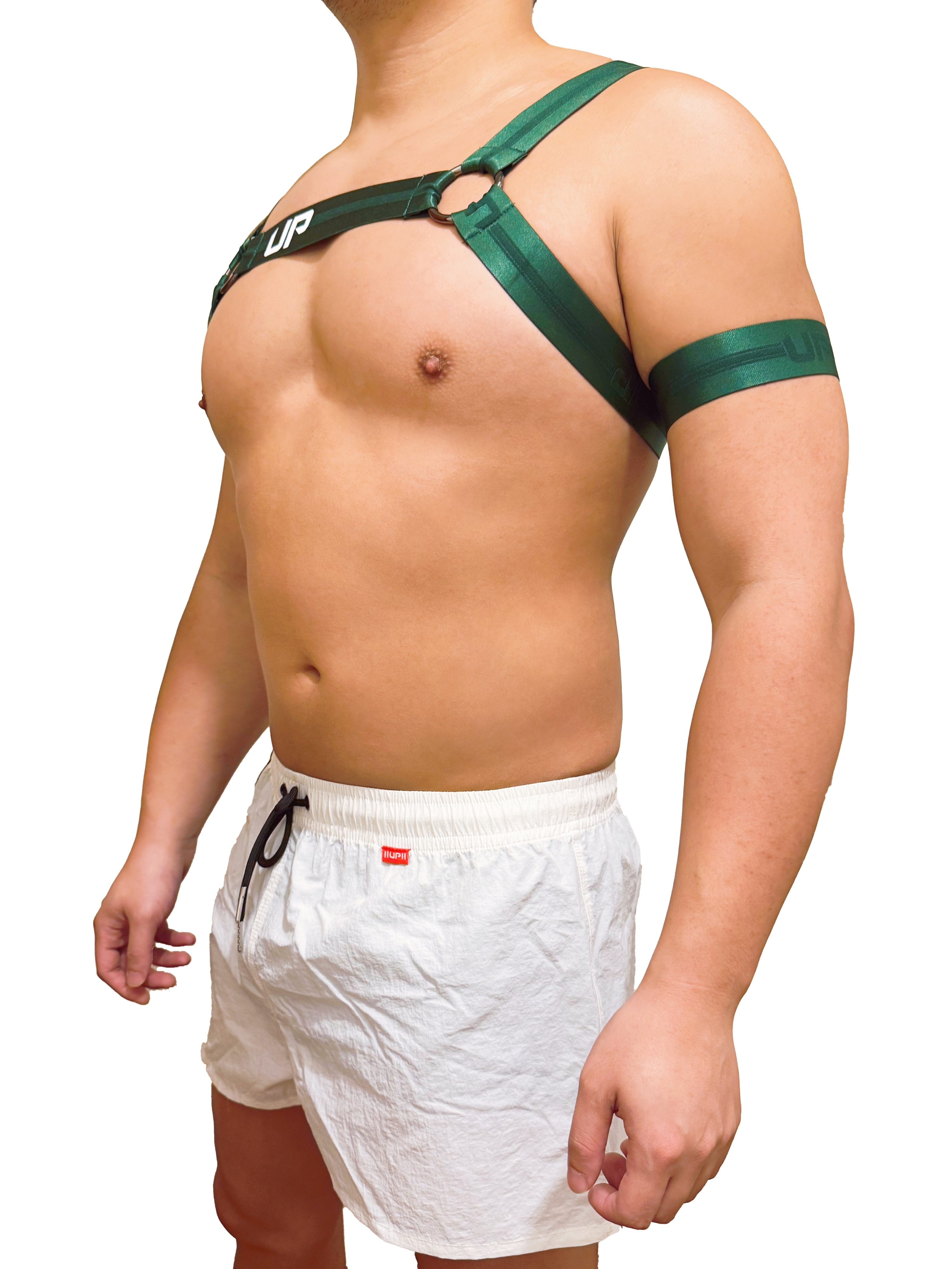 Party Harness 派對胸甲肩帶+臂章 閃亮綠