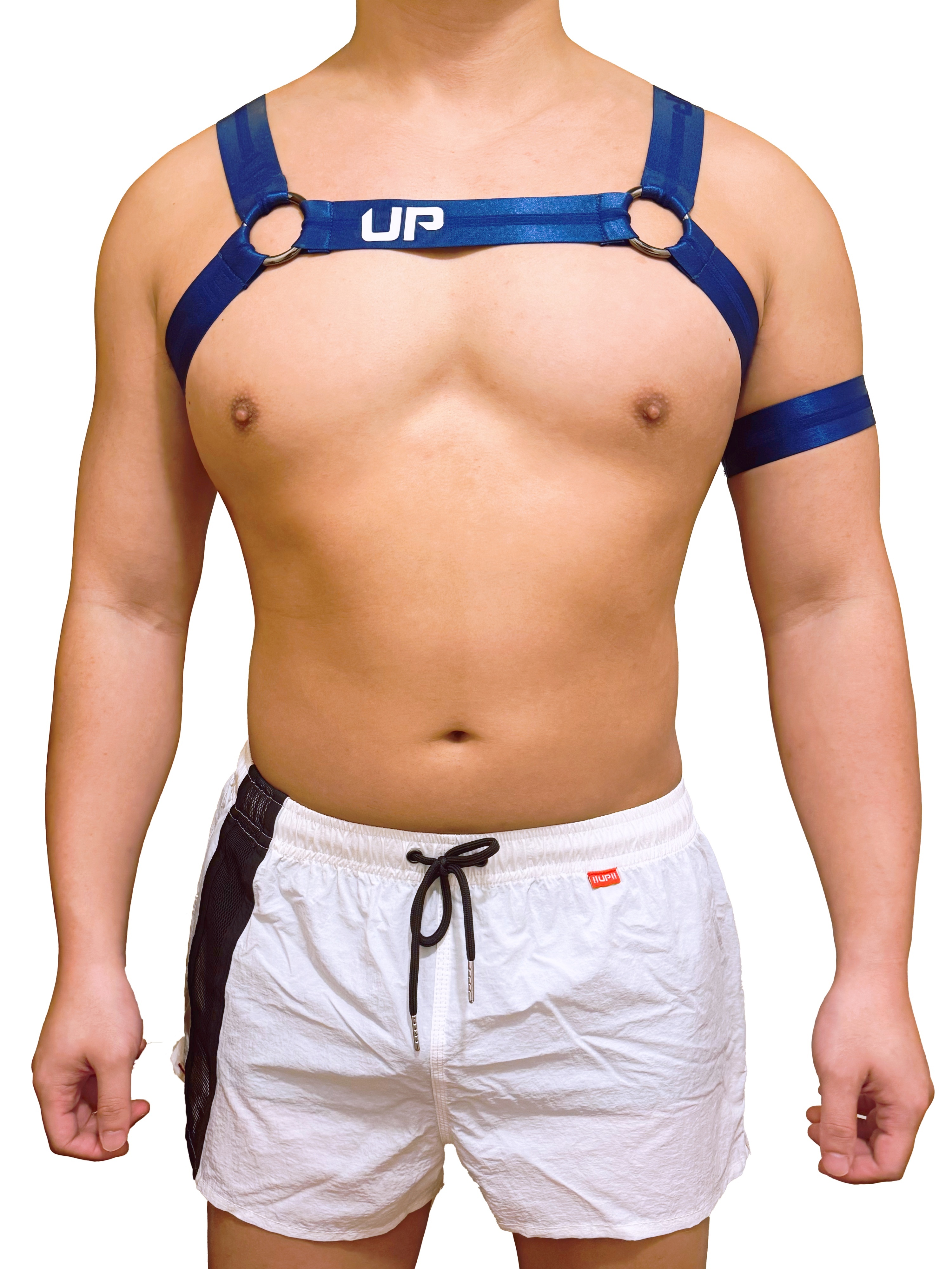 Party Harness 派對胸甲肩帶+臂章 閃亮海軍藍