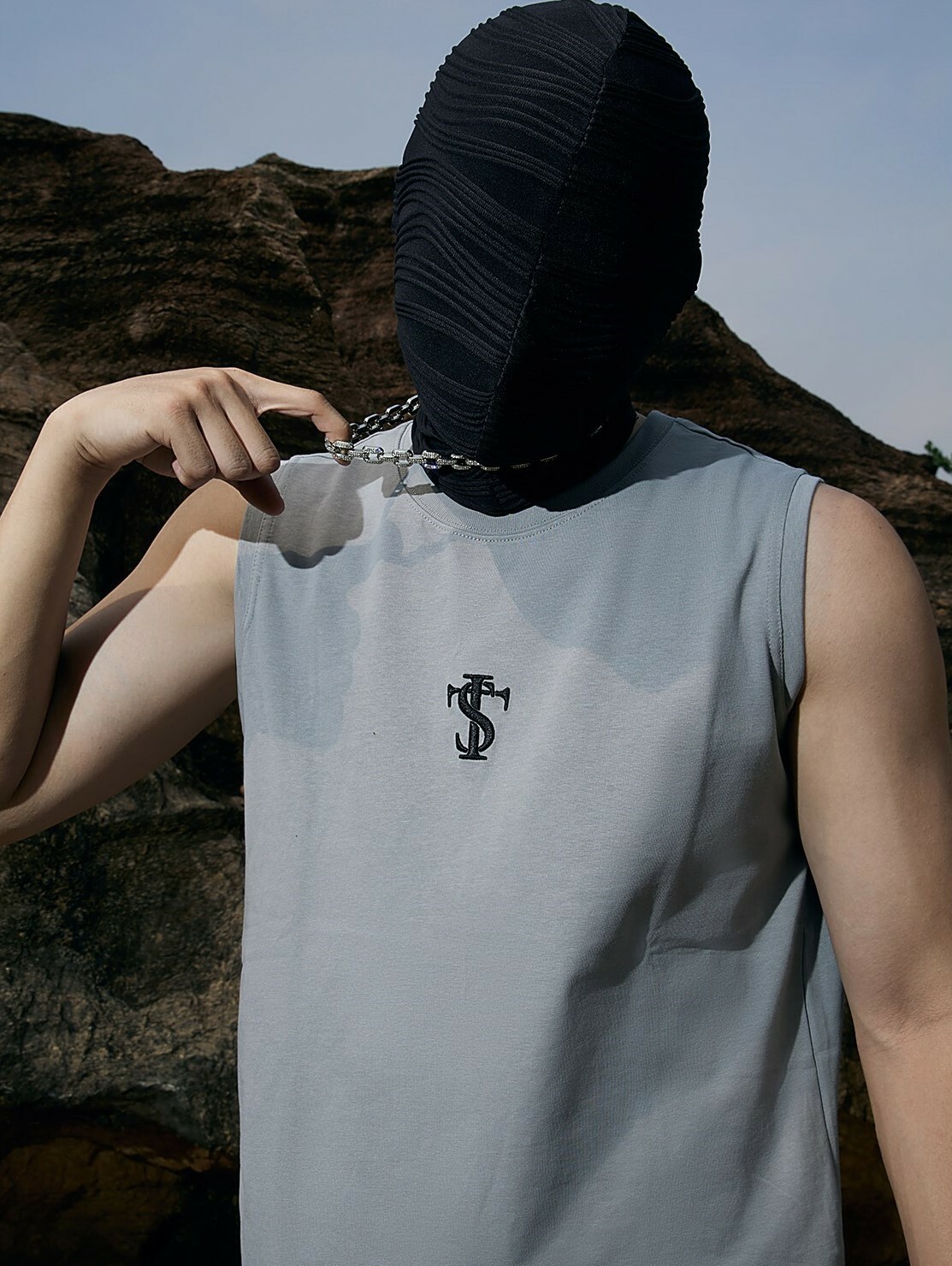 STK SmallTownKid 基礎LOGO 無袖背心