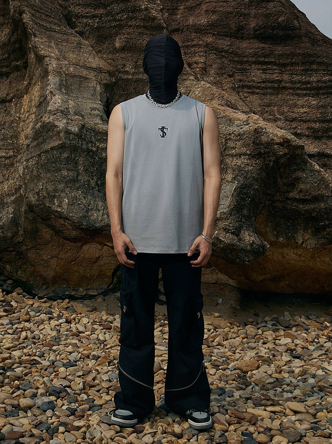 STK SmallTownKid 基礎LOGO 無袖背心