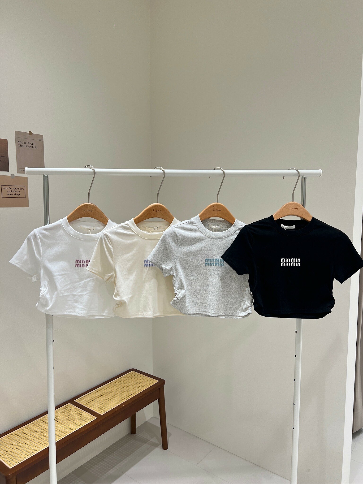 韓系mid硅膠燙短版T