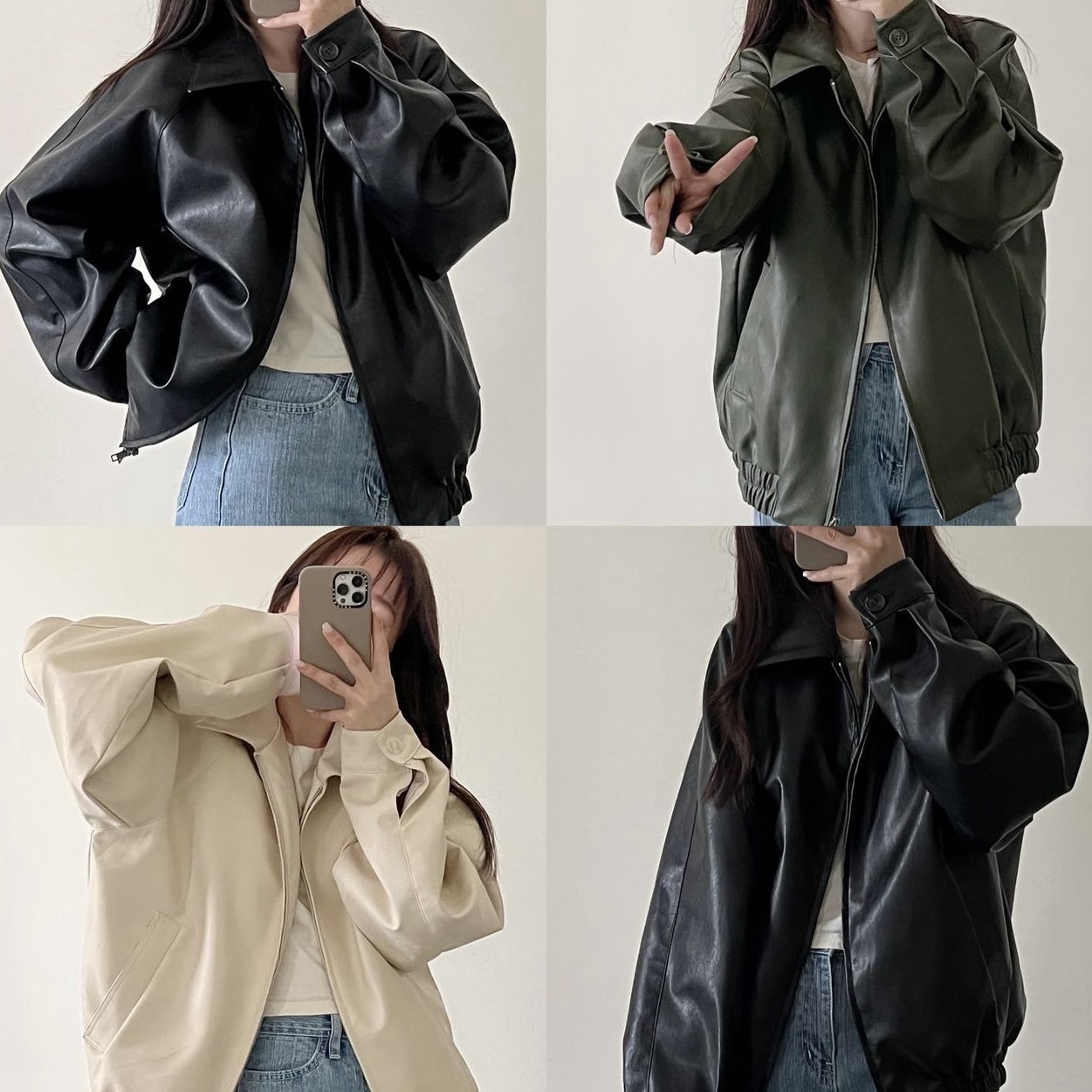 #最後現貨 東大門高級棟 版型設計質料很好的正韓皮外