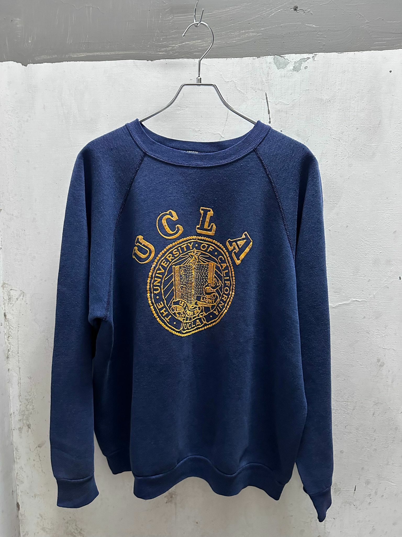 70's UCLA Sweat Shirt (Flock Print)