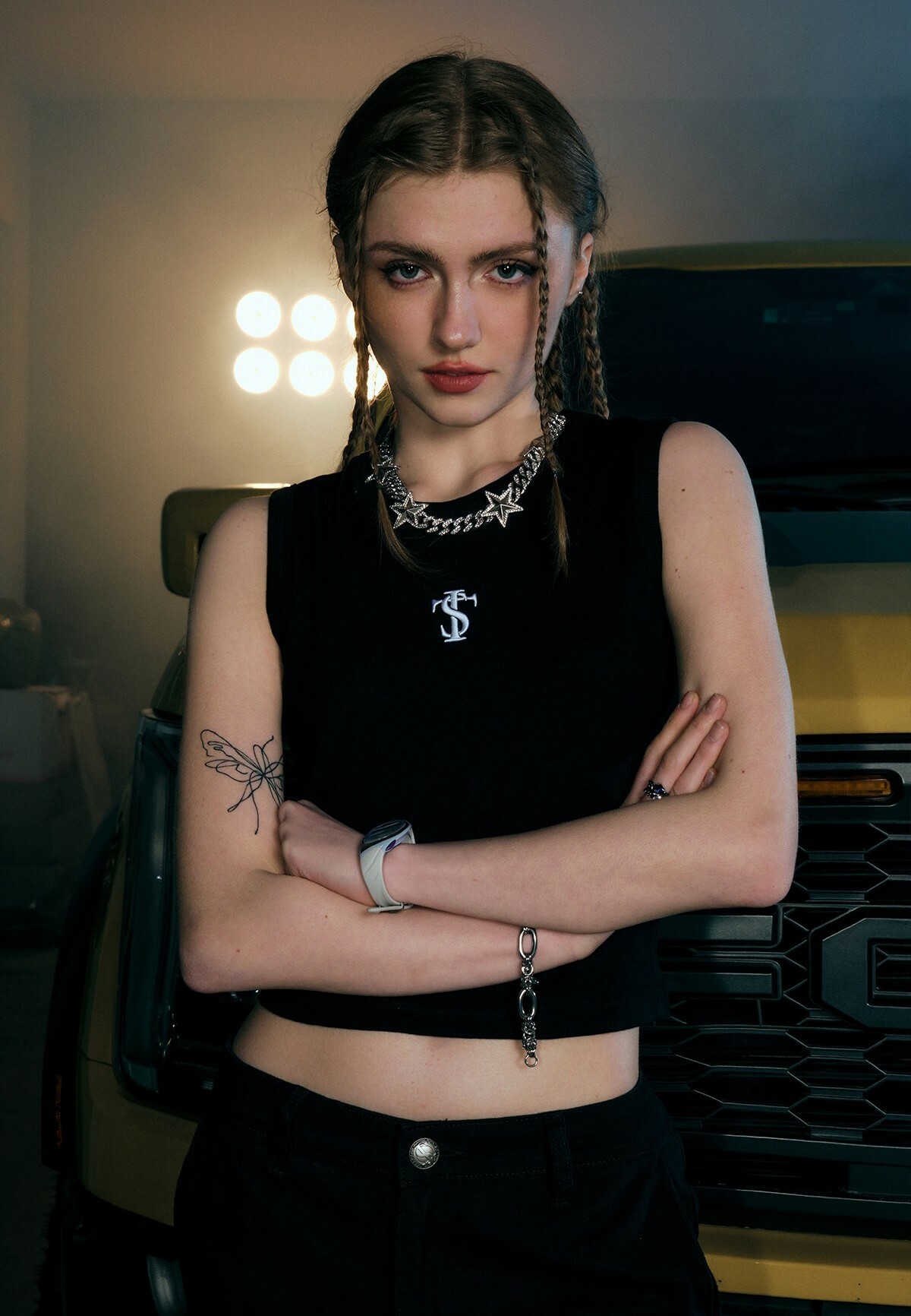 STK SmallTownKid 基礎LOGO 短款背心