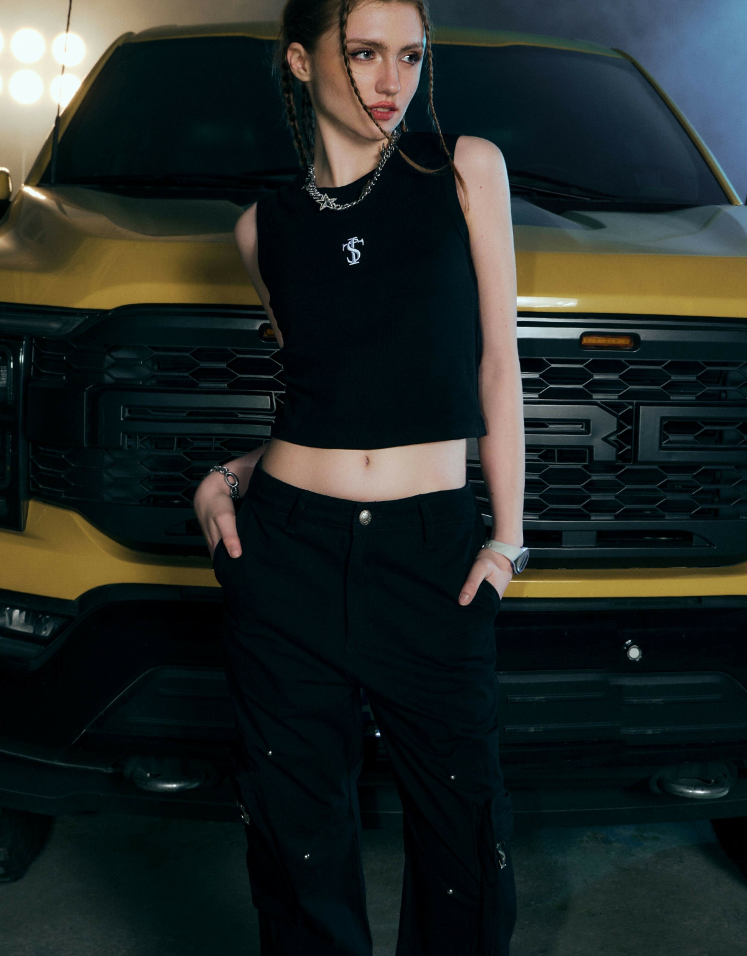 STK SmallTownKid 基礎LOGO 短款背心