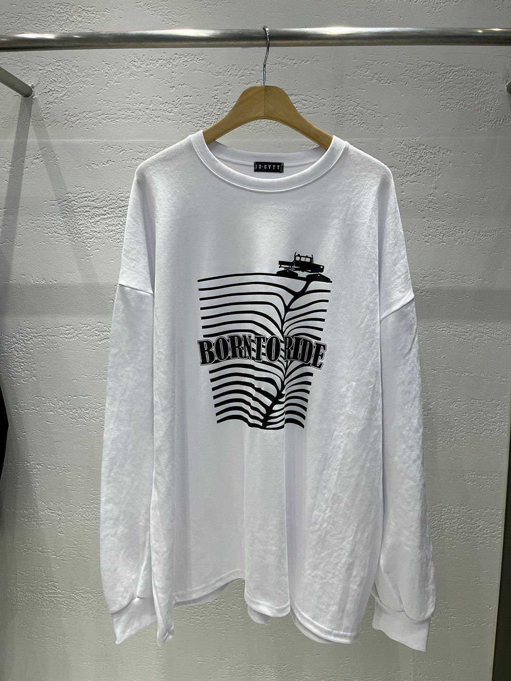 英文字圖案長袖衫 10.GVTY-0149T