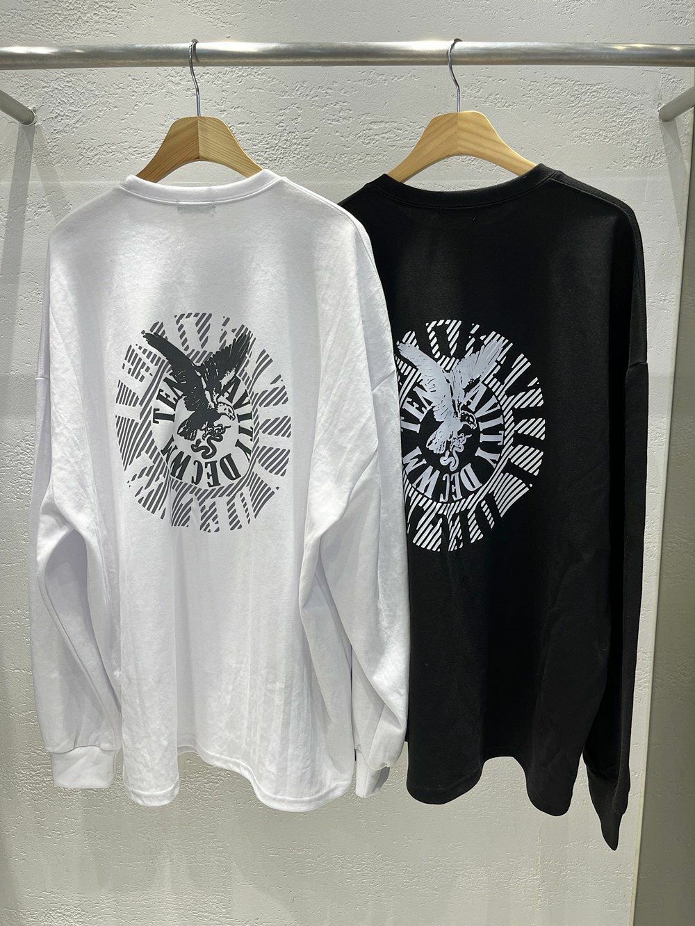 英文字圖案長袖衫 10.GVTY-0150T