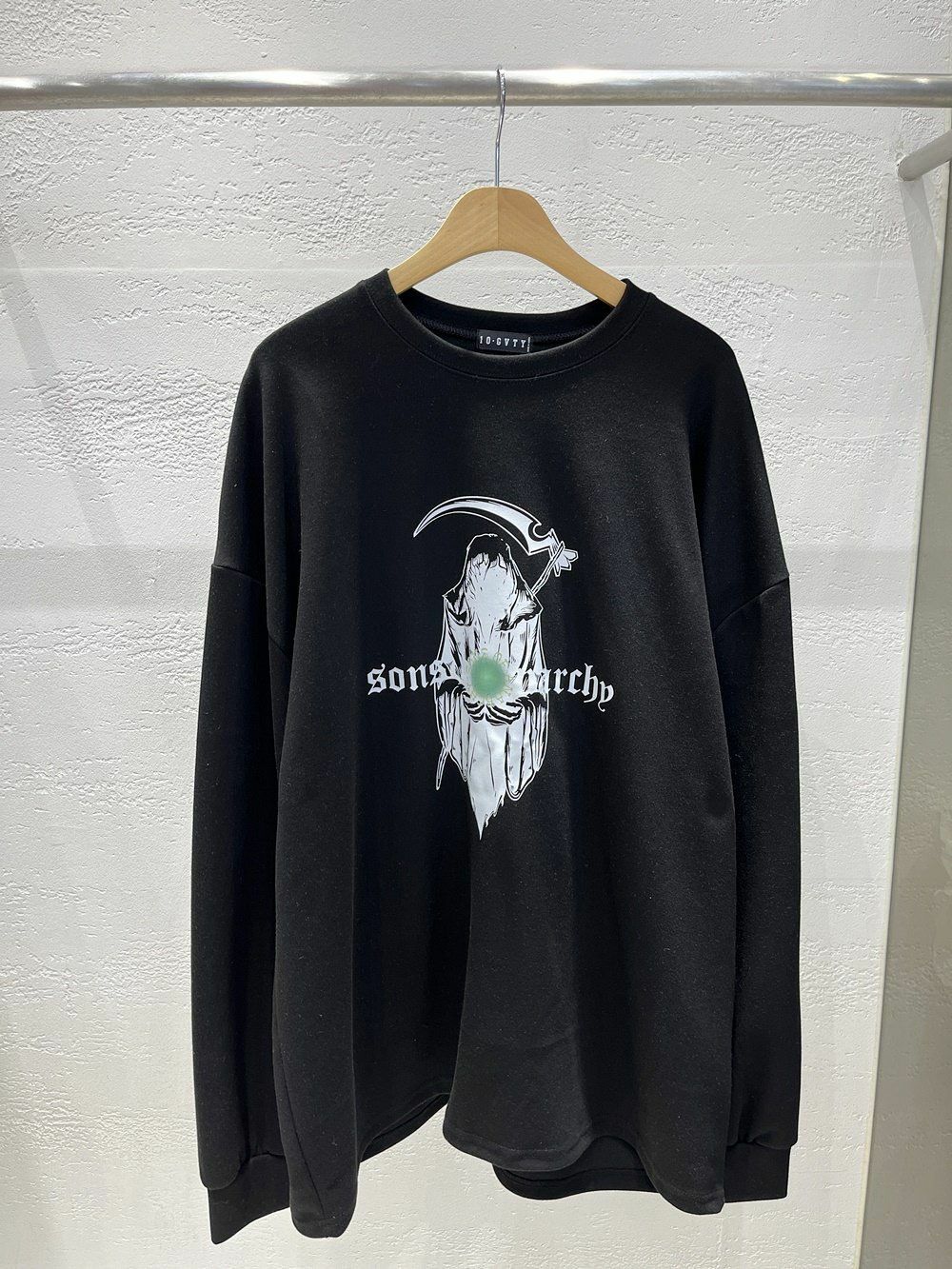 英文字圖案長袖衫 10.GVTY-0153T