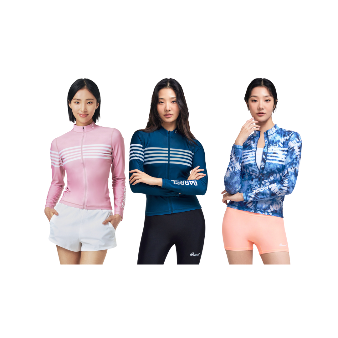 ▲BARREL OCEAN海洋系列 女款拉鍊防曬衣