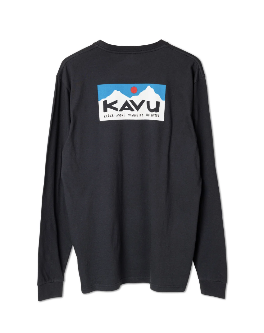 KAVU LS Etch Art 長䄂有機棉Tee