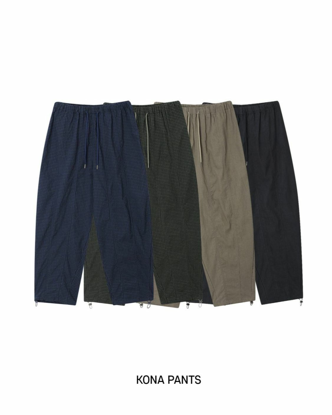 淨色可束腳鬆身褲 COSTES-021P