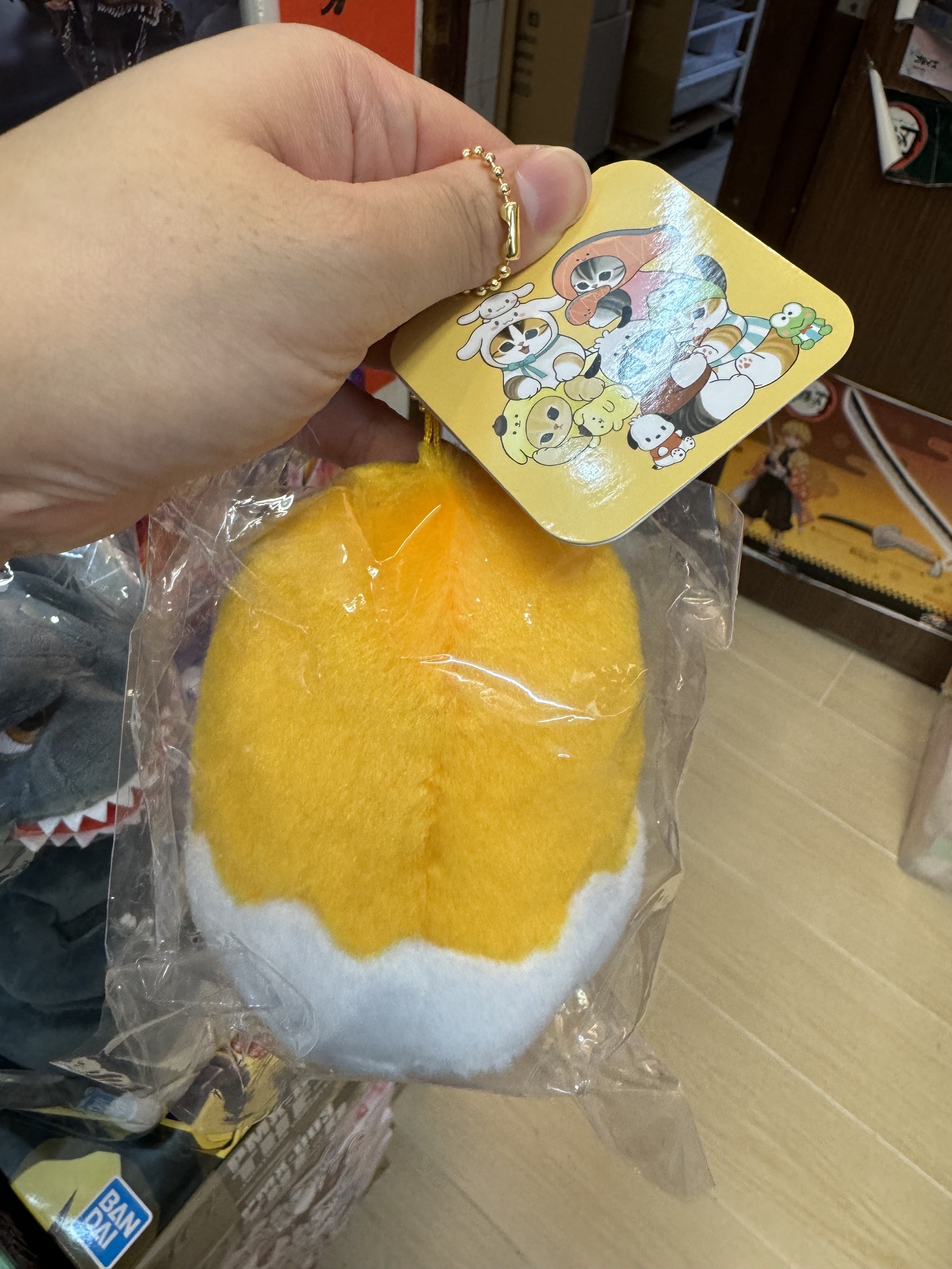 Mofusand貓咪 Sanrio 蛋黃哥 匙扣