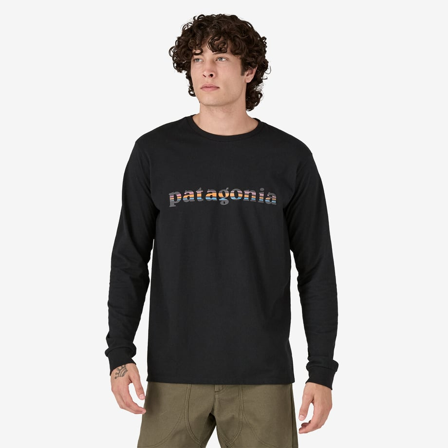 Patagonia 73 Text Logo Responsibili Tee 長袖