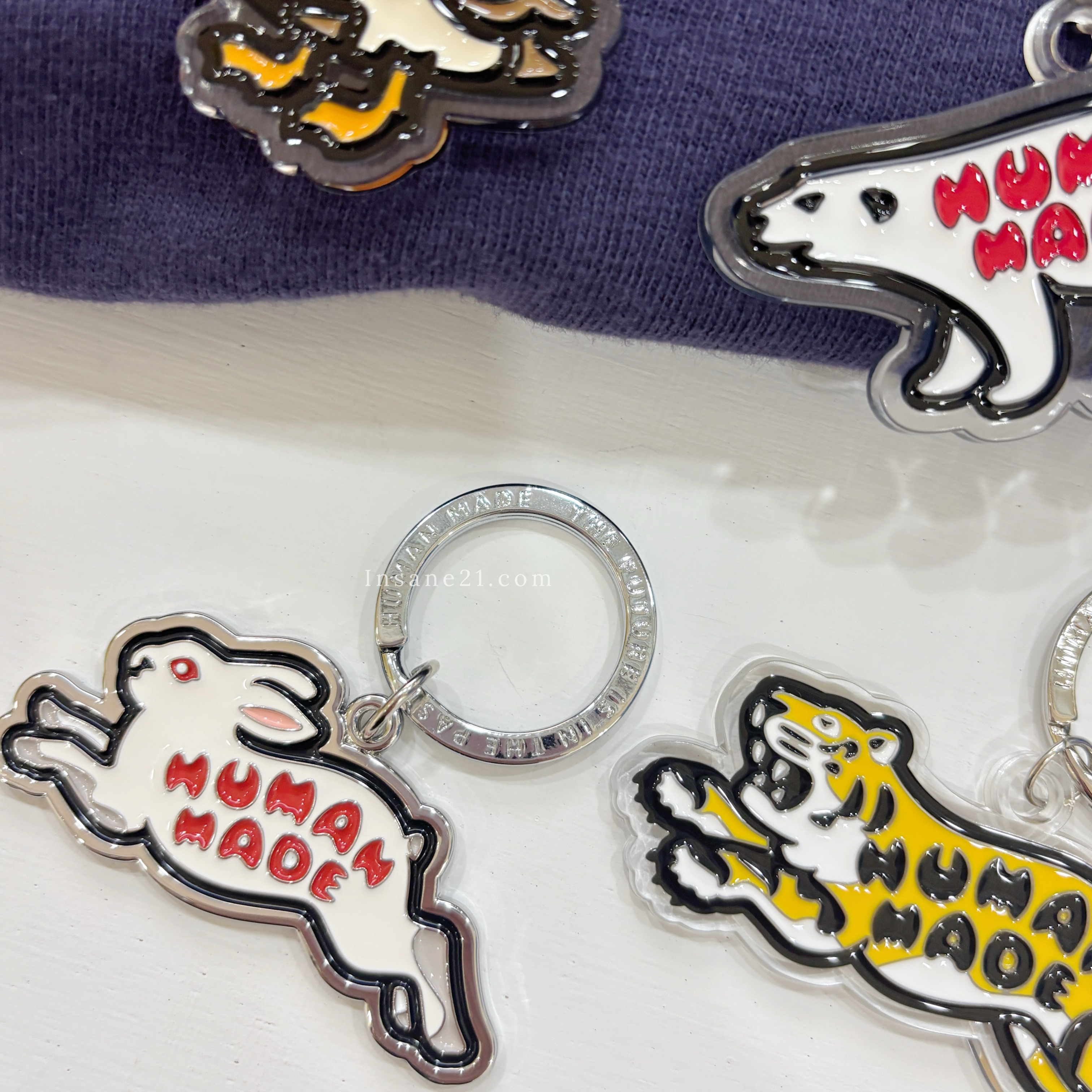 HUMAN MADE 2024SS ANIMAL KEYCHAIN 動物 鑰匙圈 吊飾 兔子 / 現貨