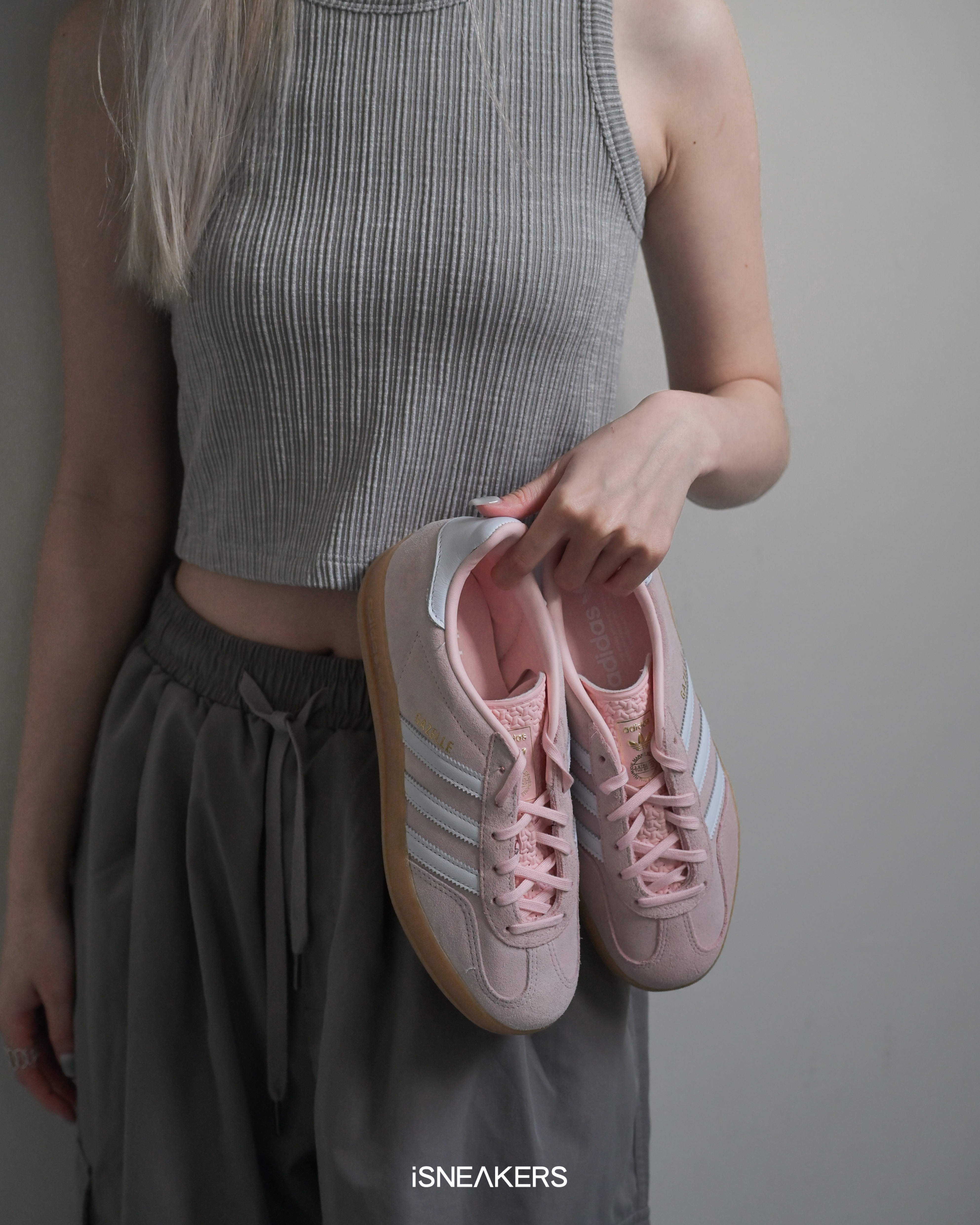 iSNEAKERS｜Adidas Gazelle Indoor "Sandy Pink" 櫻花粉 IH5484