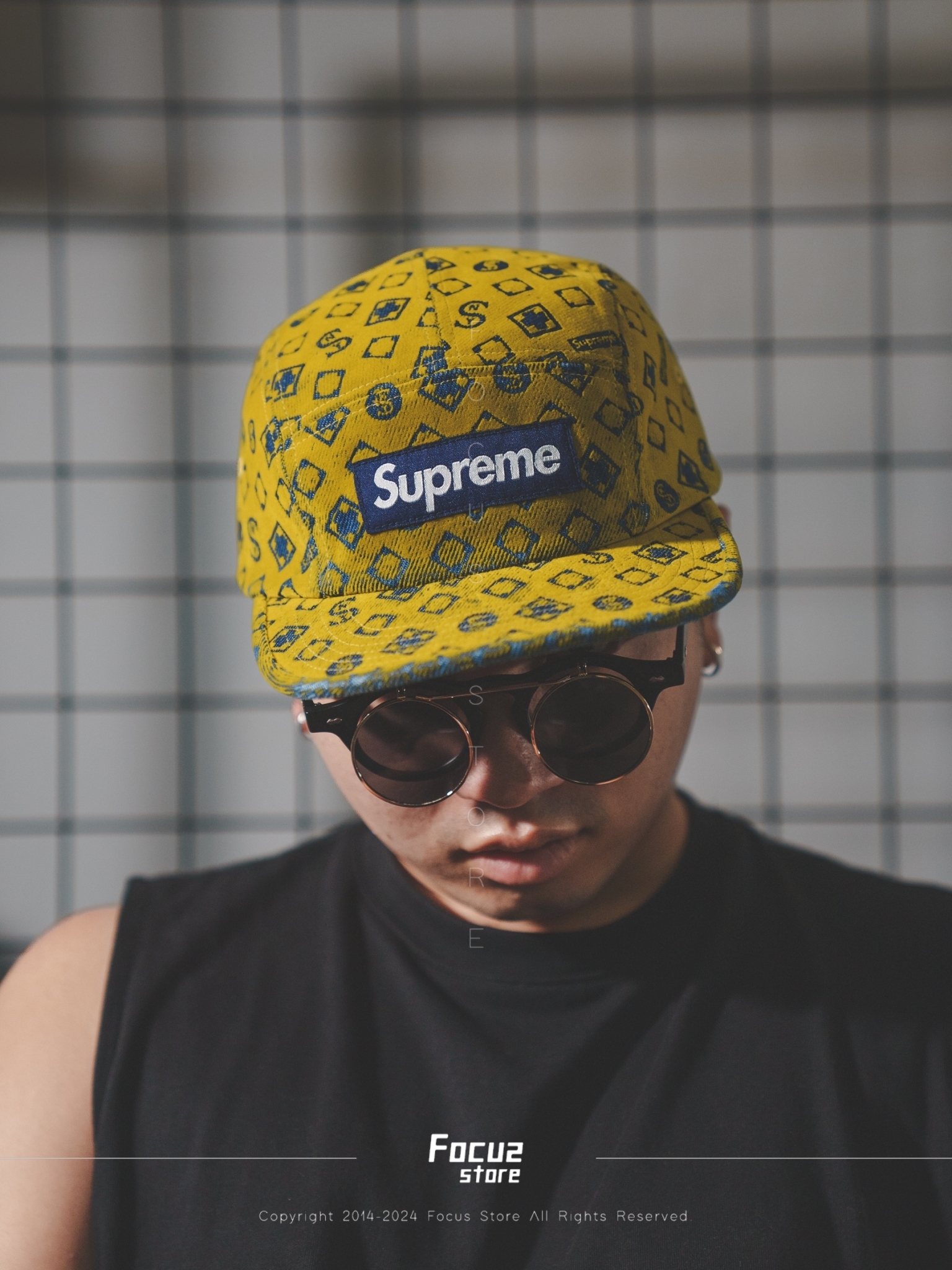Focus Store】現貨秒發Supreme FW24 Week5 Flocked Denim Camp