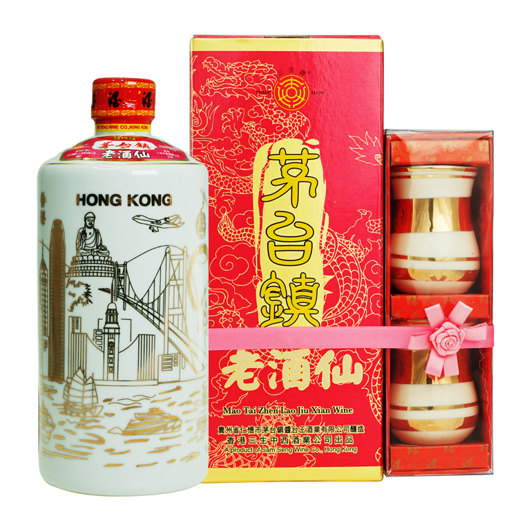 未開封茅台酒　香港三生中西酒業53% 500ml箱無　香港ラベル 貴州茅台飛天53度醬香型白酒（2022年）500毫升-白酒-茅台-Moutai-DUTY