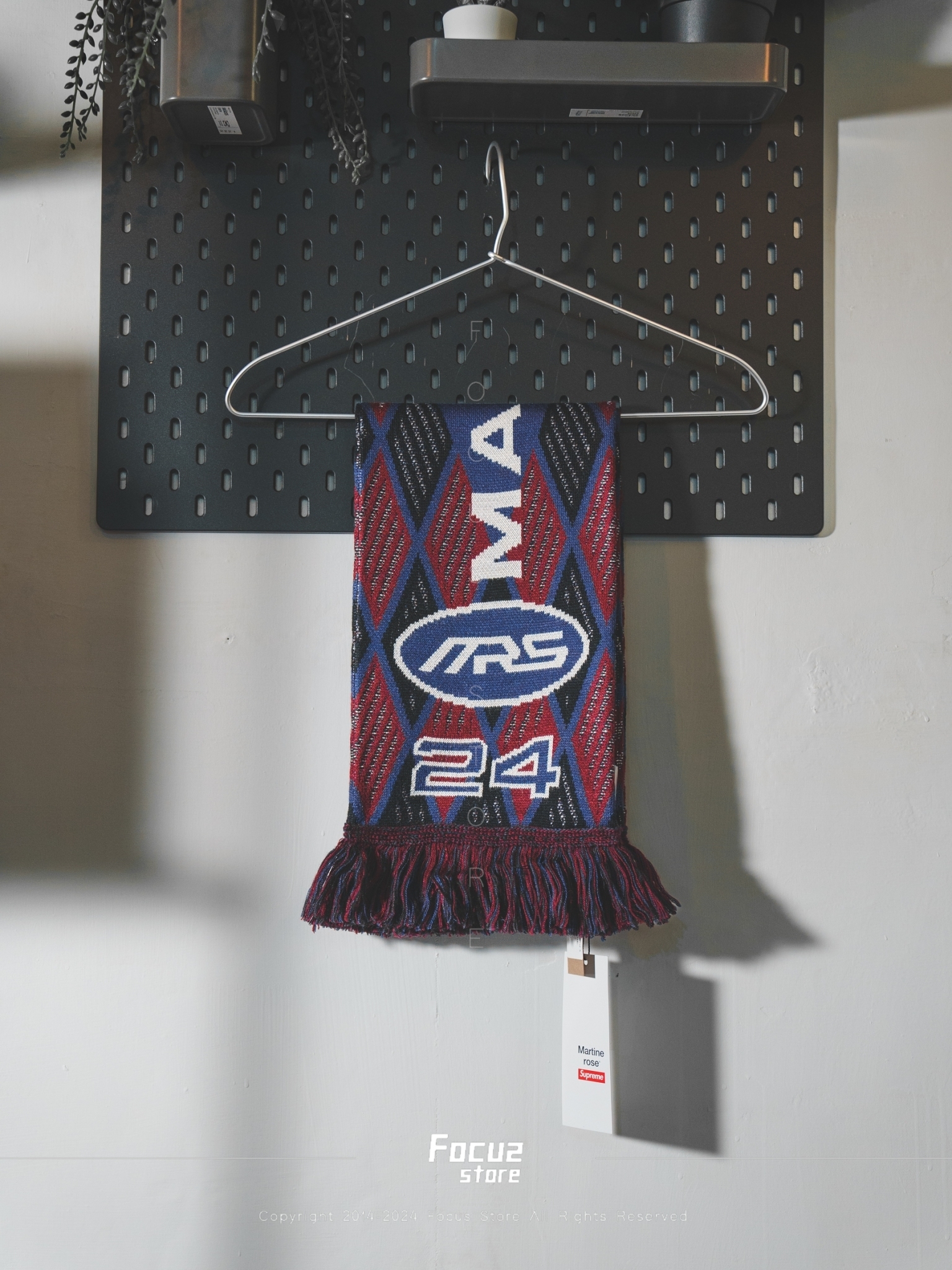Focus Store】現貨秒發Supreme x Martine Rose Scarf 圍巾藍/黑兩