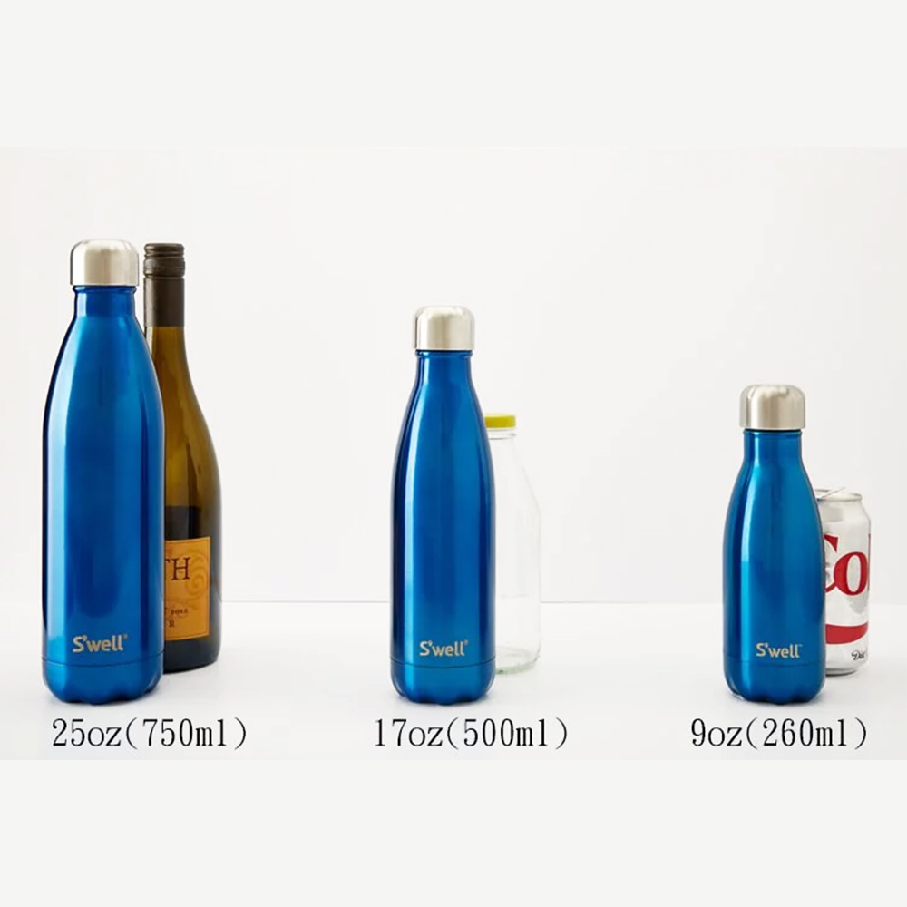 S'well Elements-Baltic Green Marble-9oz-美國時尚不鏽鋼保冷.保溫瓶(260ml)