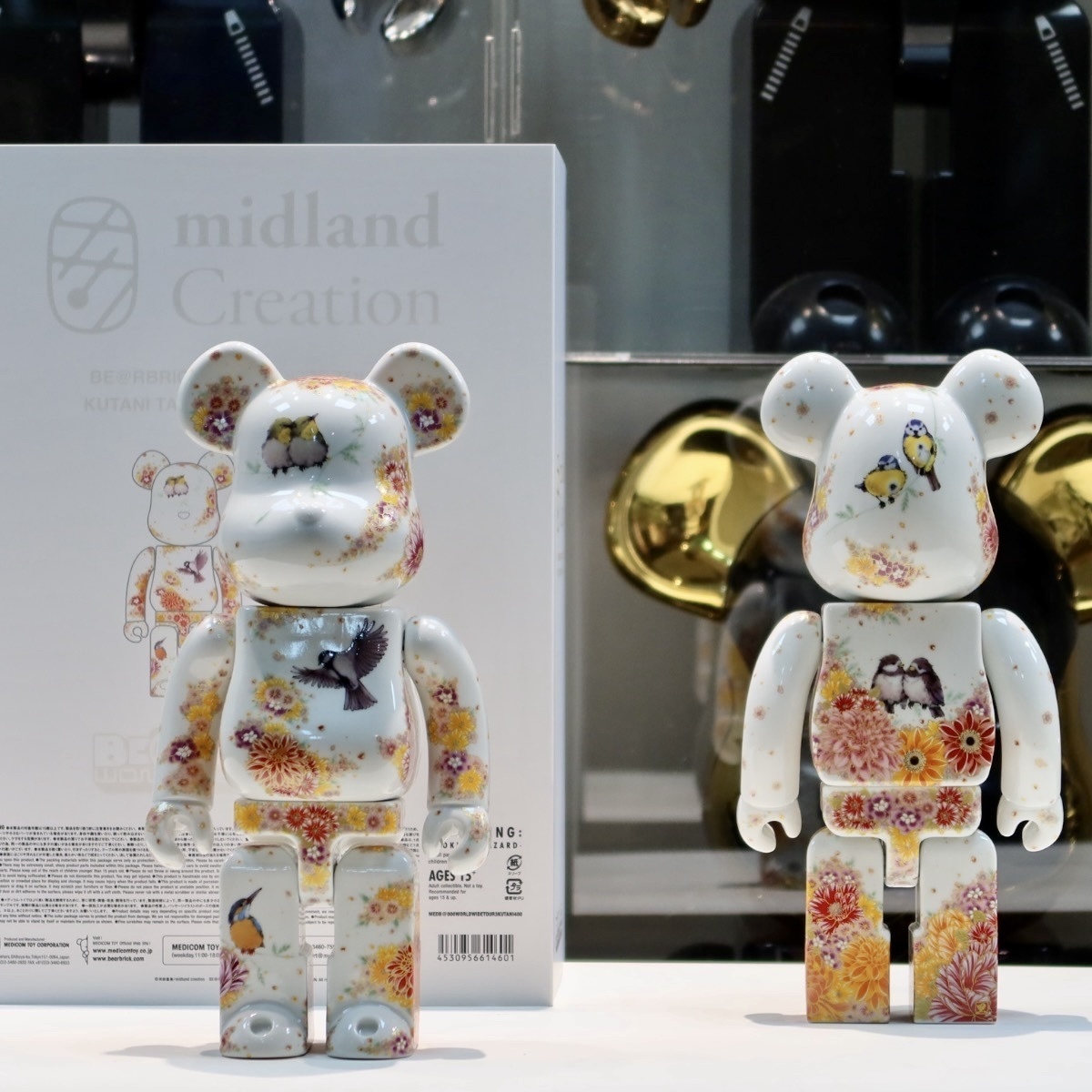 🎏預訂🎏Bearbrick 400% 九谷匠花鳥風雅BWWT 3
