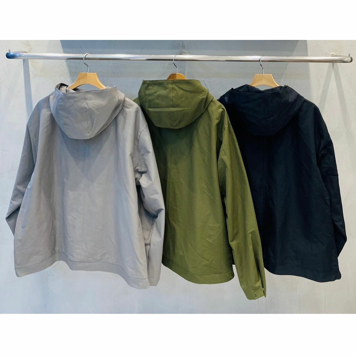 淨色連帽拉鍊外套 UNSTANDARD-089JK