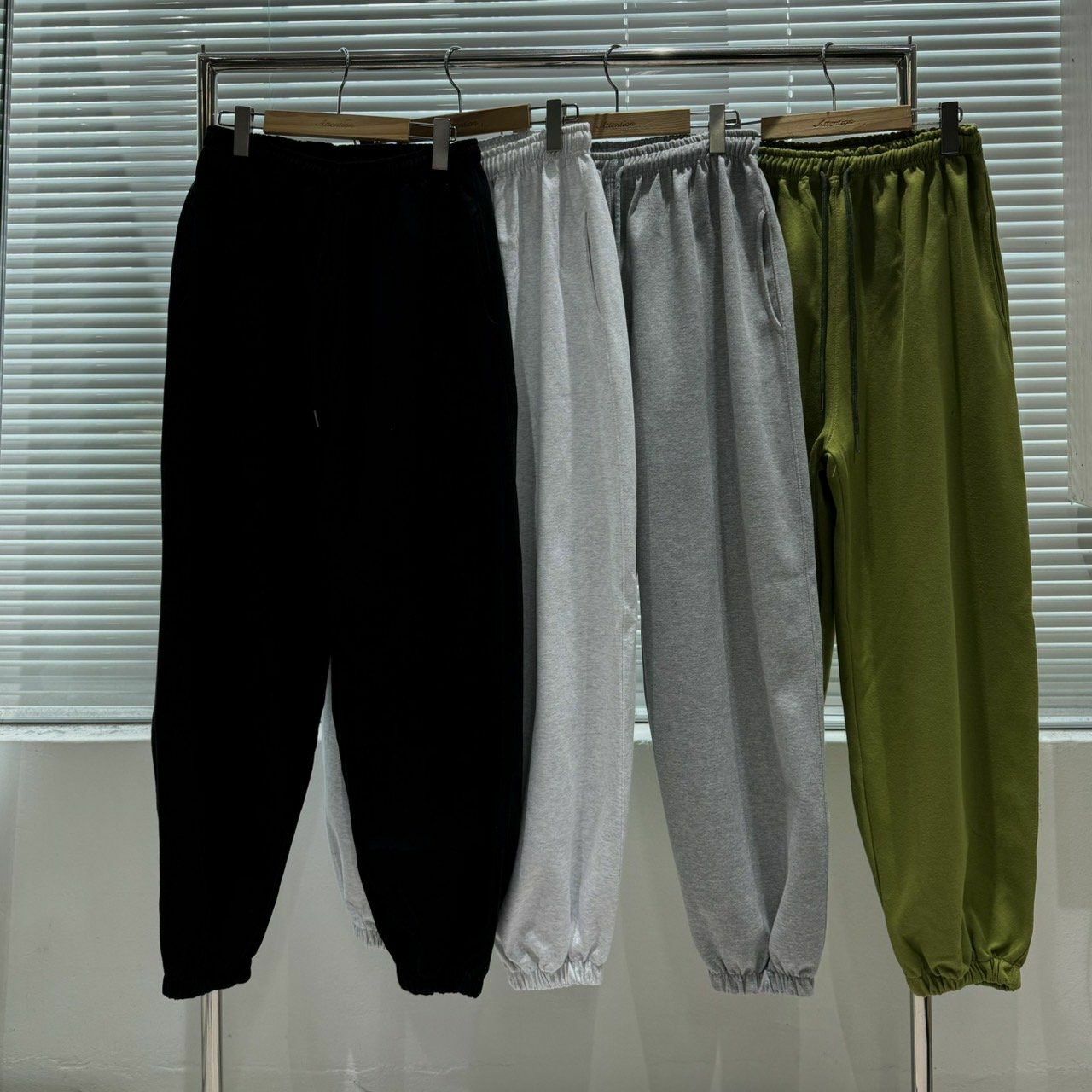 棉質束腳鬆身褲 BY ATTENTION-261P