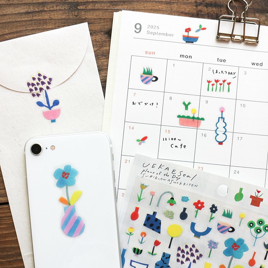 Subikiawa_UEKAE 透明PET貼紙｜日本表現社