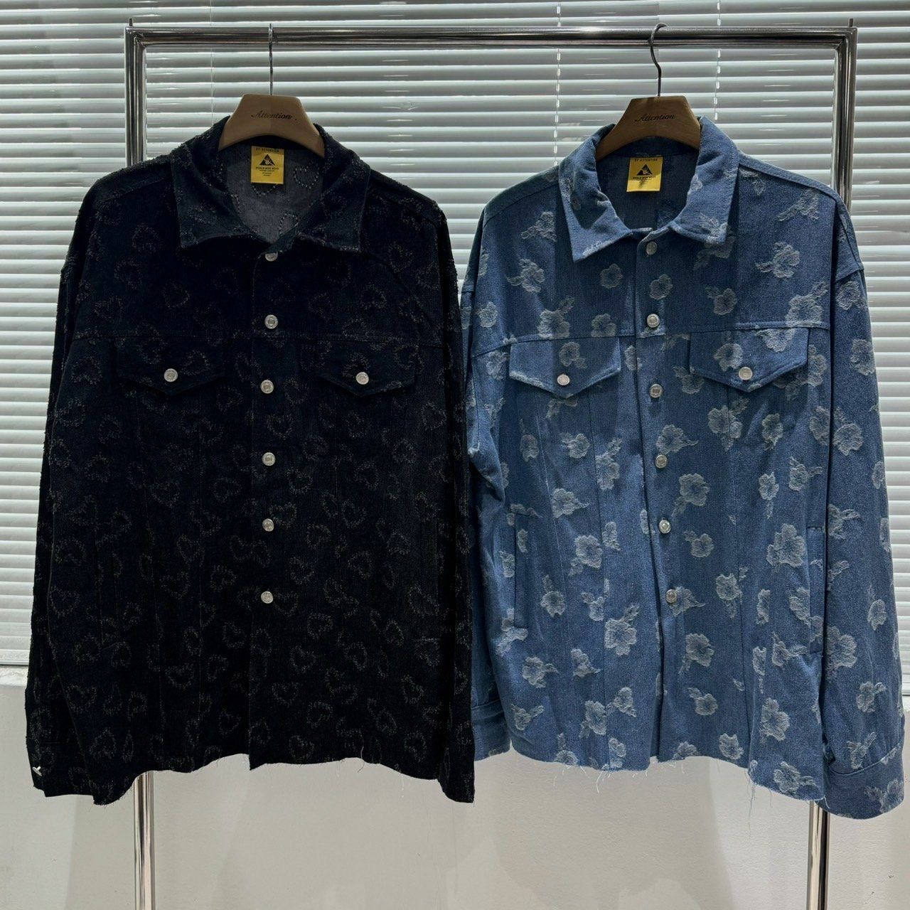 心心/花花圖案長袖恤衫 BY ATTENTION-267S