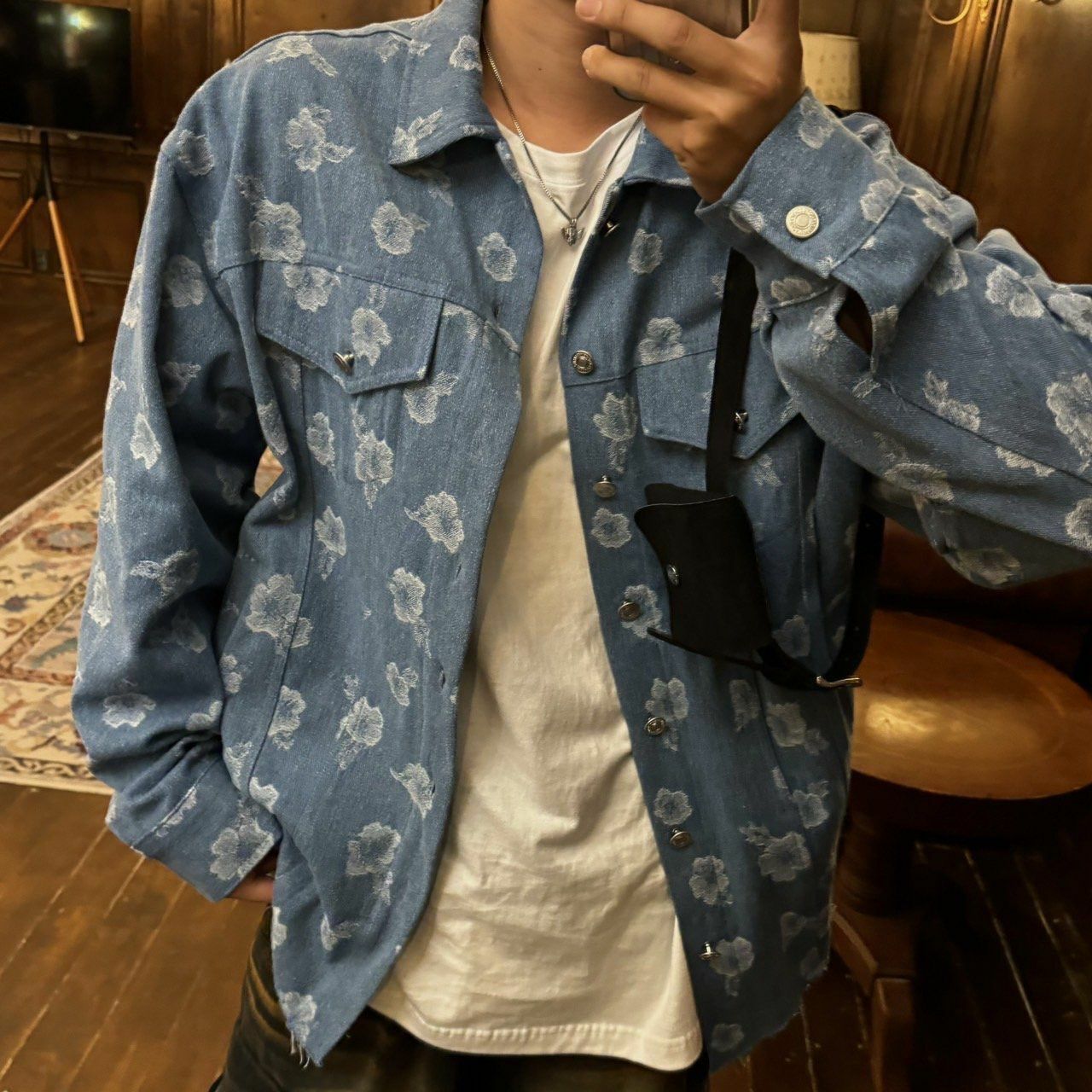 心心/花花圖案長袖恤衫 BY ATTENTION-267S