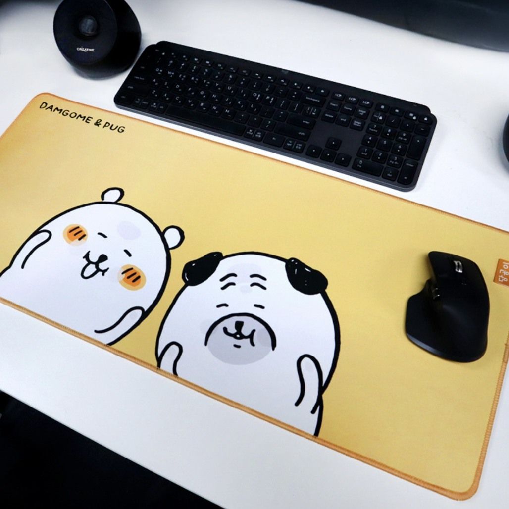 現貨｜韓國限定 白熊 & 八哥 長桌墊 滑鼠墊