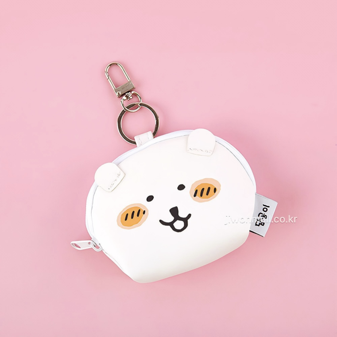 預訂｜韓國限定 白熊 拉鍊散紙包掛件