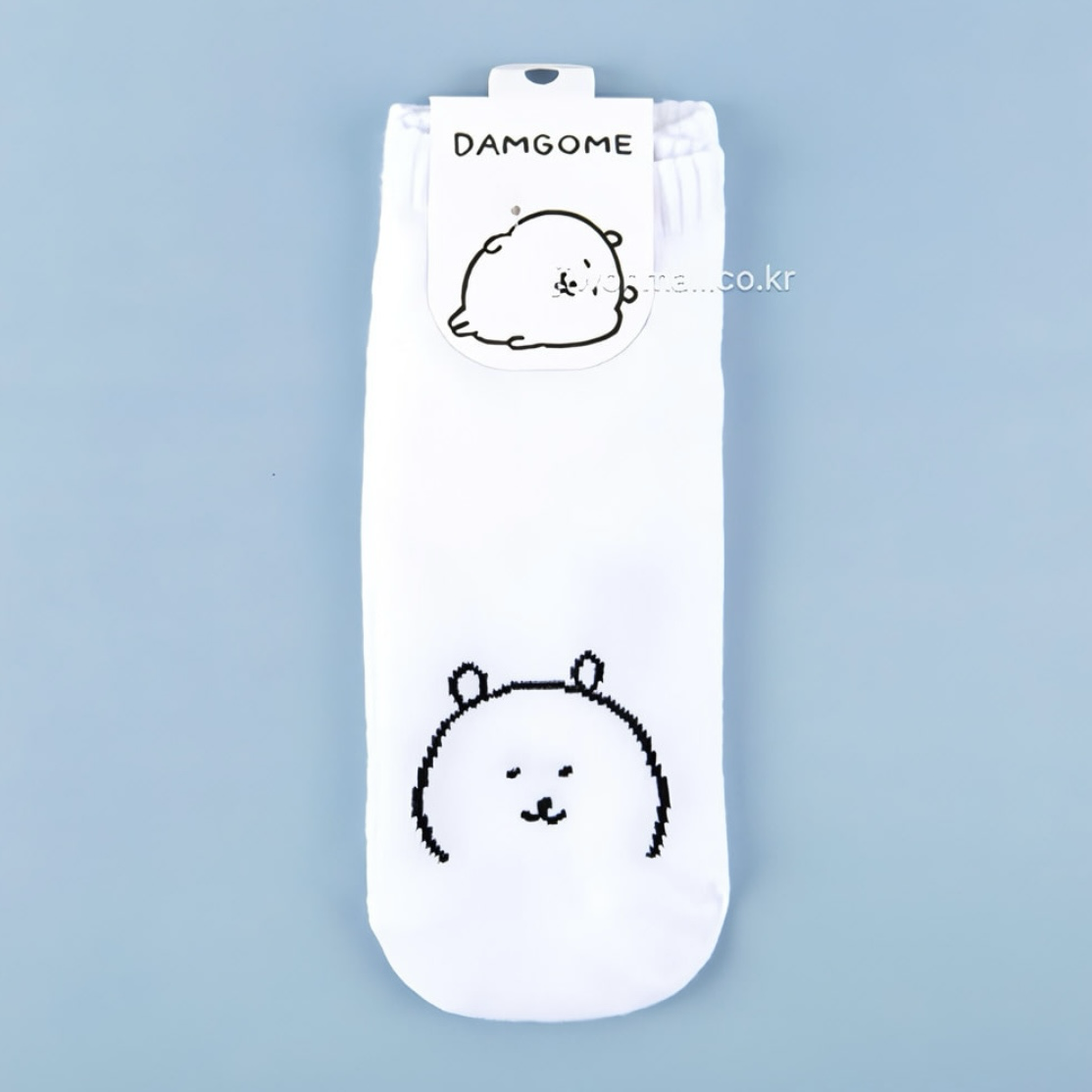 現貨｜韓國限定 白熊 白色短襪