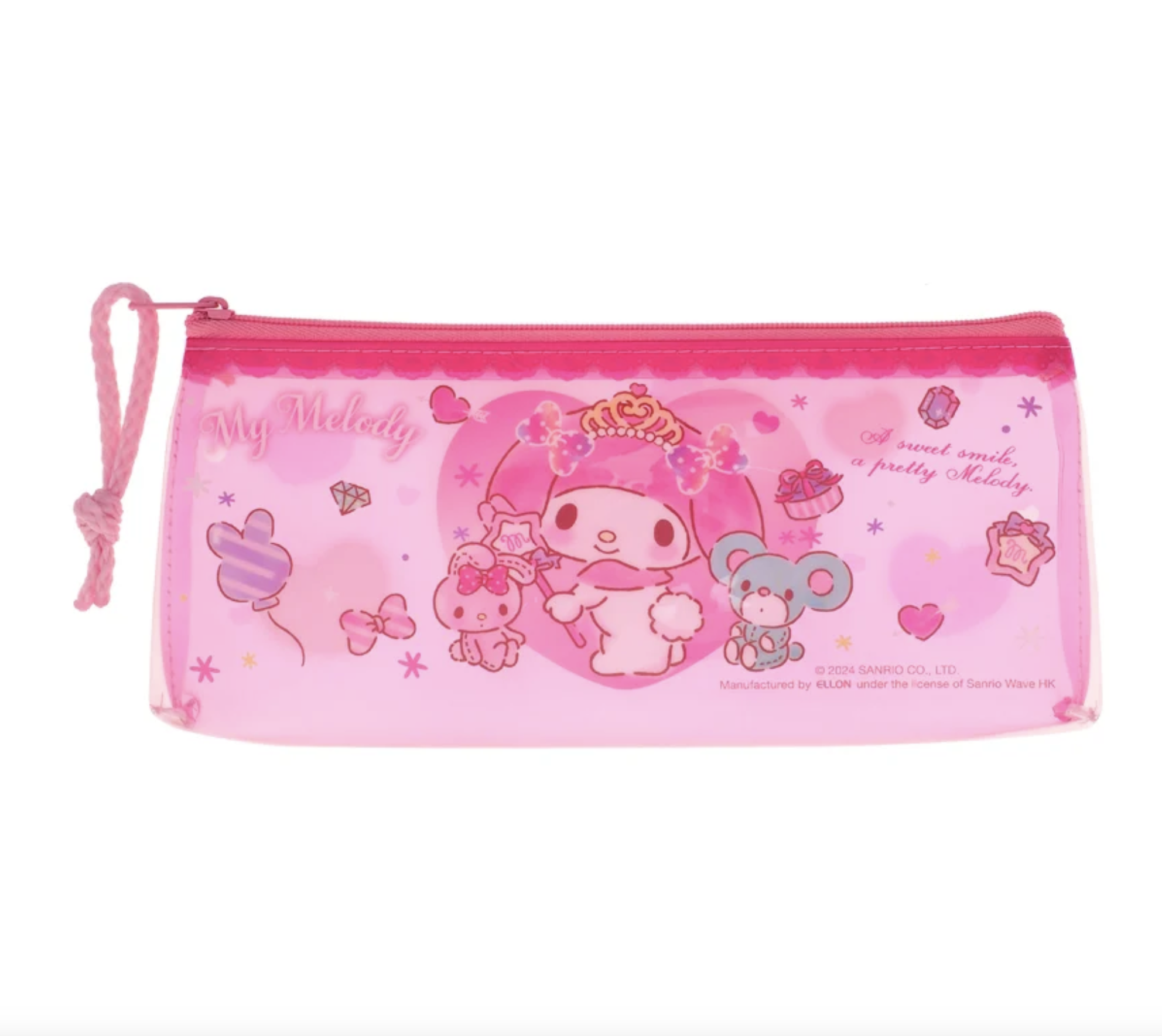 My Melody PVC 透明筆袋 9-8372-2