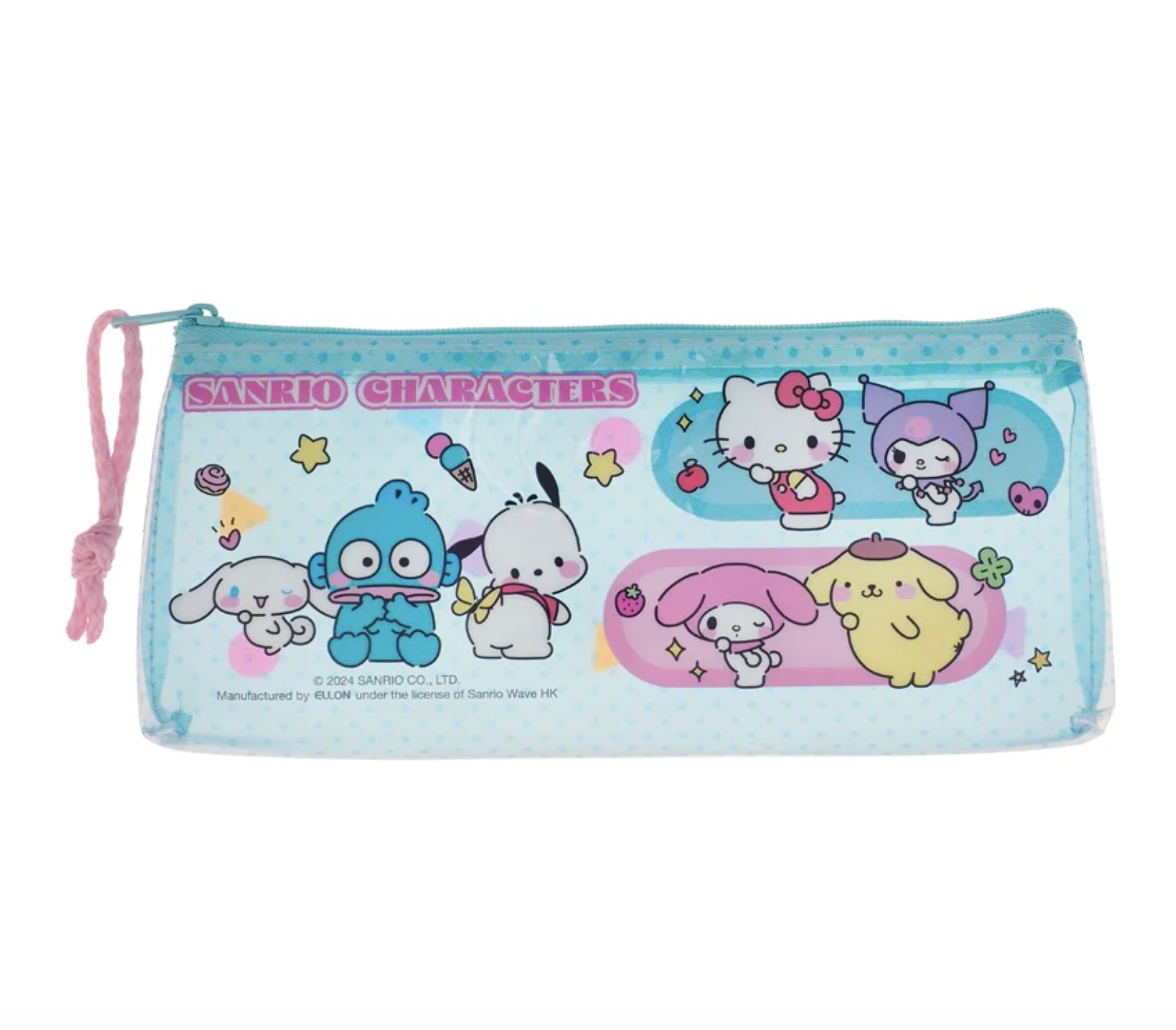 Mix Characters PVC 透明筆袋 9-8372-5