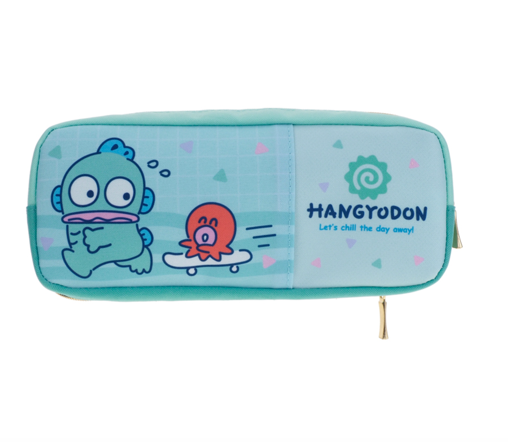 Hangyodon 雙拉鏈筆袋 9-7462-19