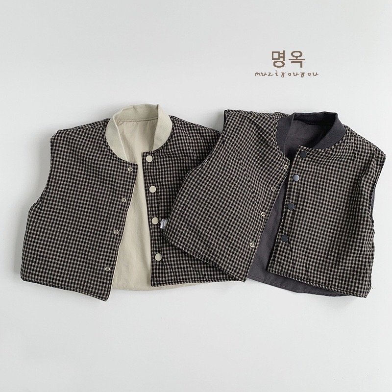 森林系雙面穿背心