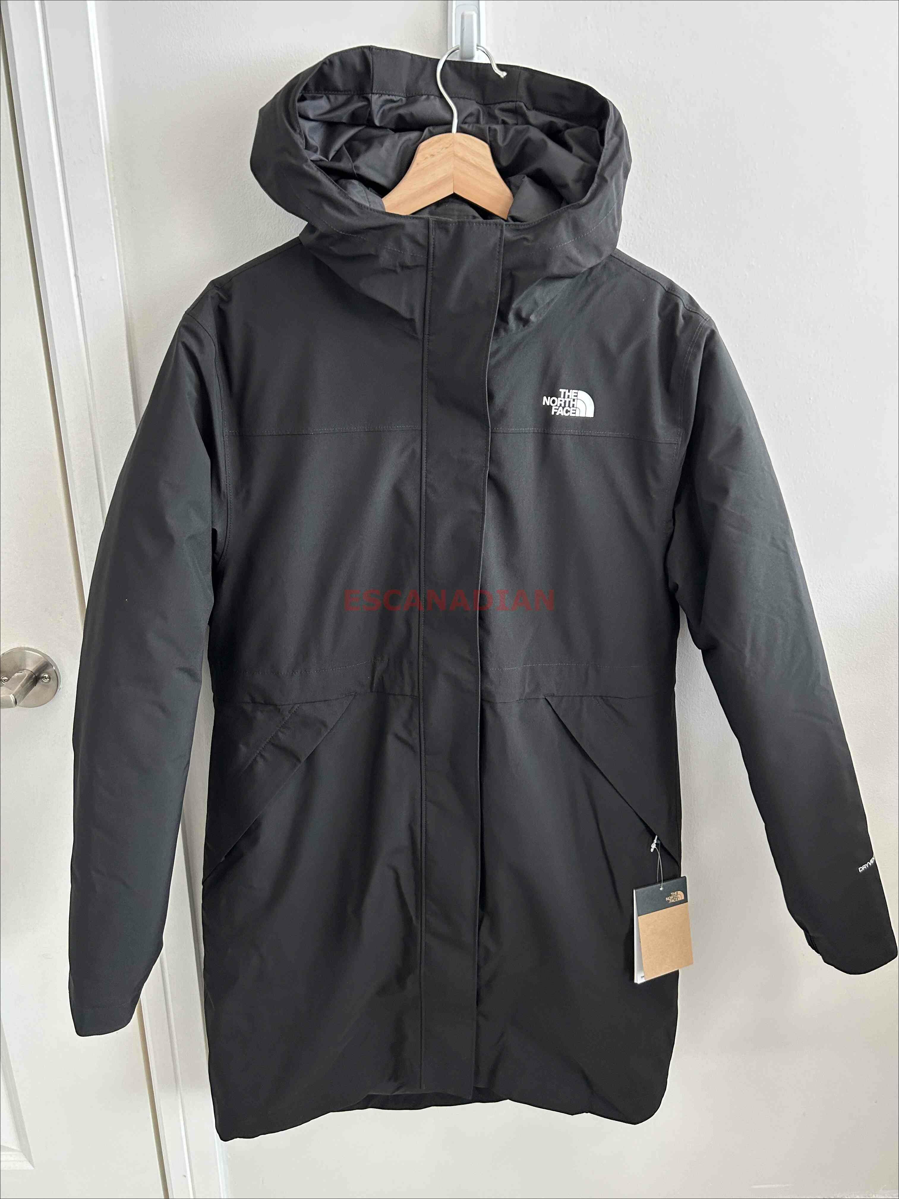 THE NORTH FACE 女大人 三合一  600羽絨蓬鬆內裡 防風 防潑水 連帽 長版外套