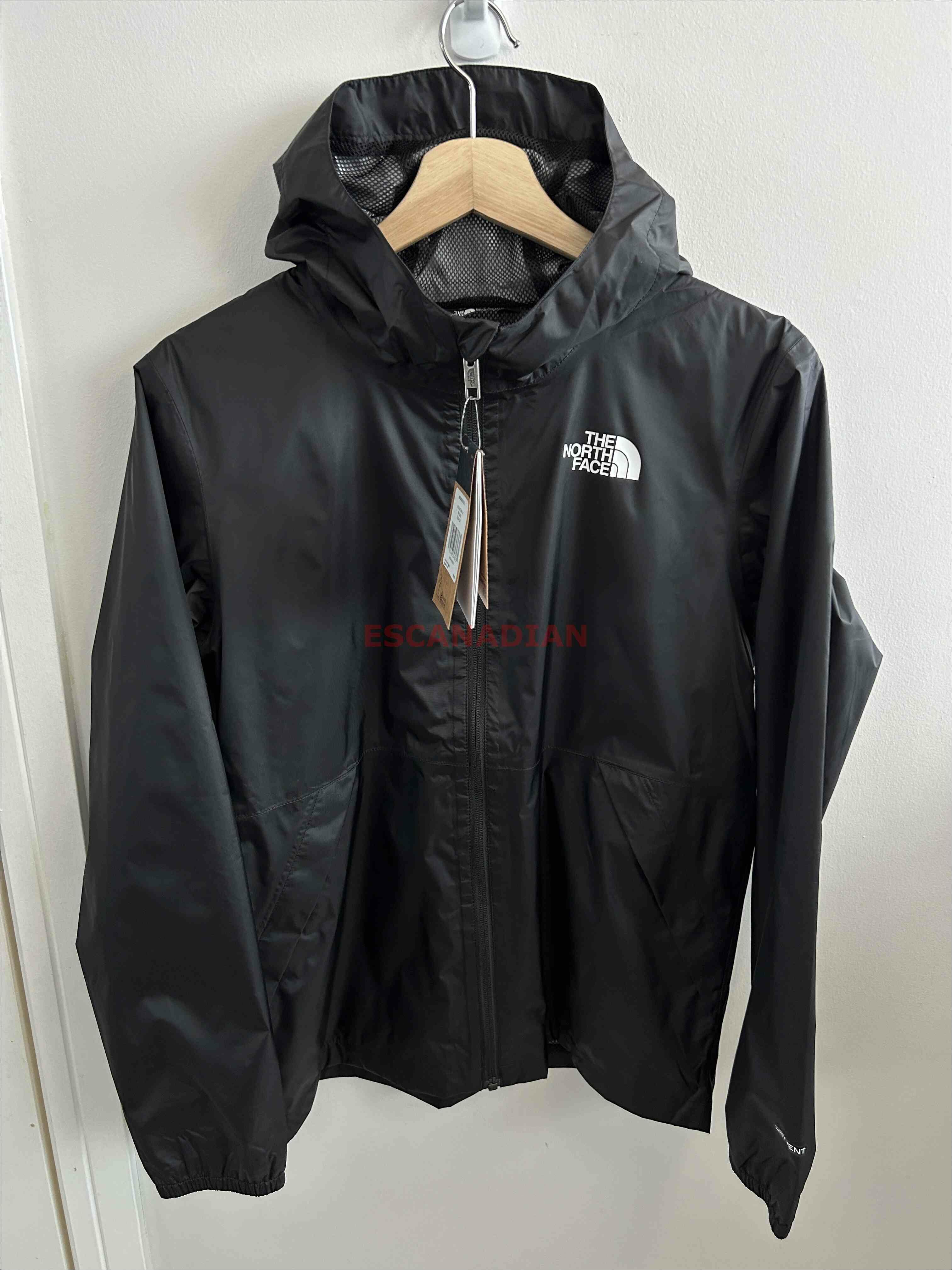 THE NORTH FACE 男大童 ZIPLINE 正反圖案 防潑水 連帽 內裡網眼 風衣外套 (前小後大)